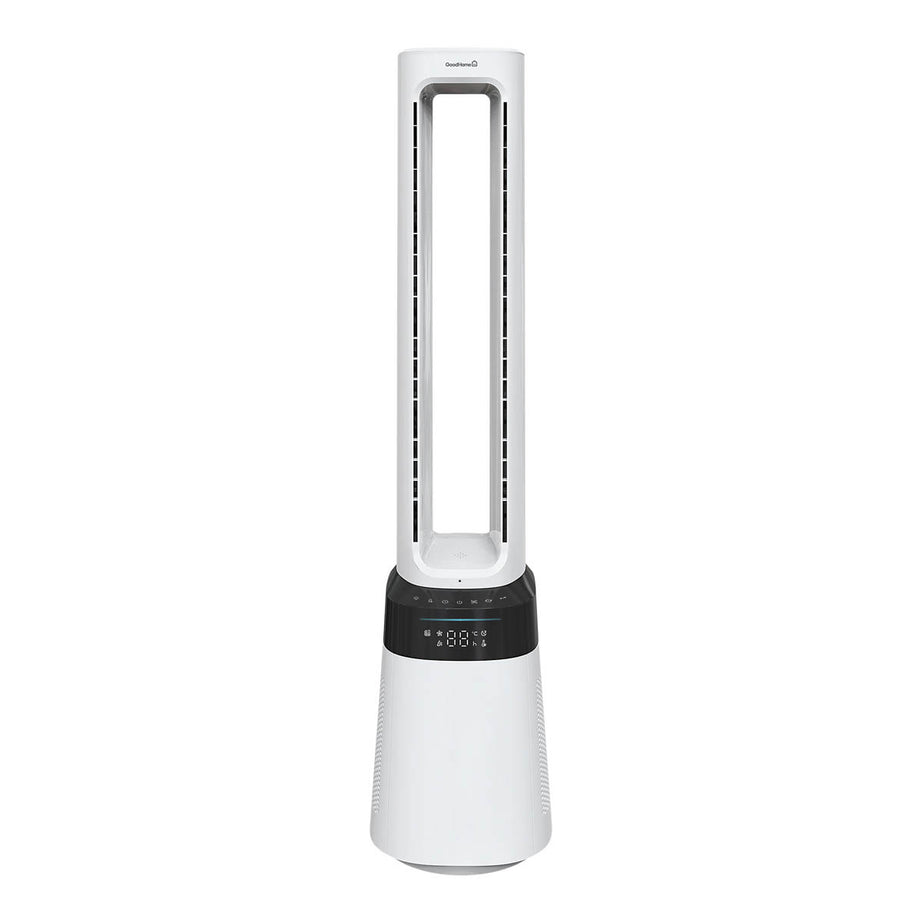 Tower Fan White Digital Remote Control Multifunctional Compact (H)105.6cm - Image 4