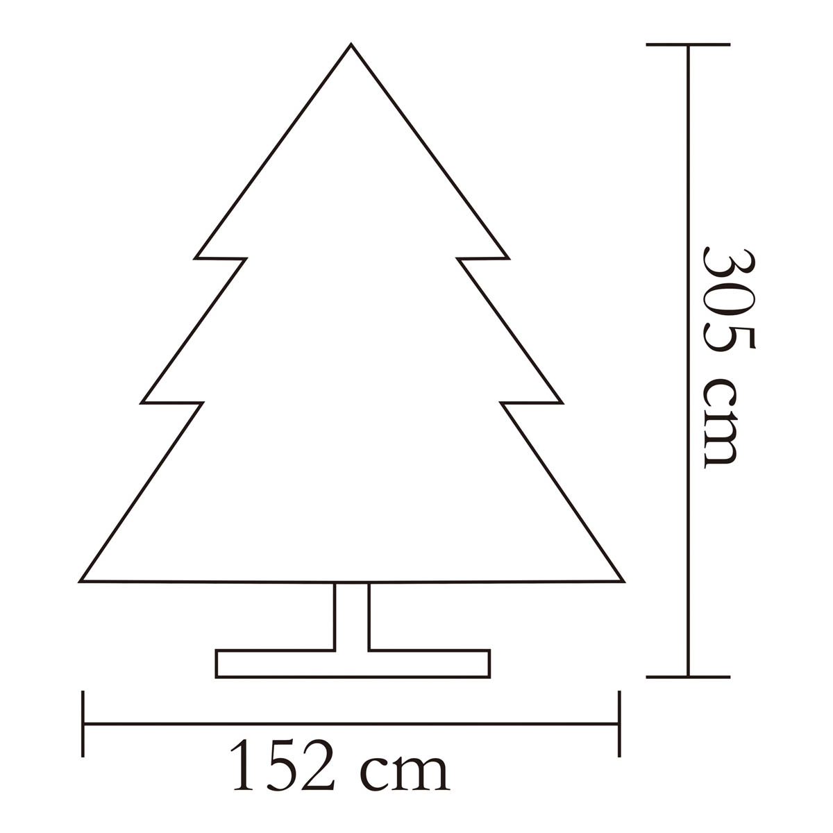 Artificial Christmas Tree 10ft Hinged Full Green Natural Effect Metal Stand - Image 2