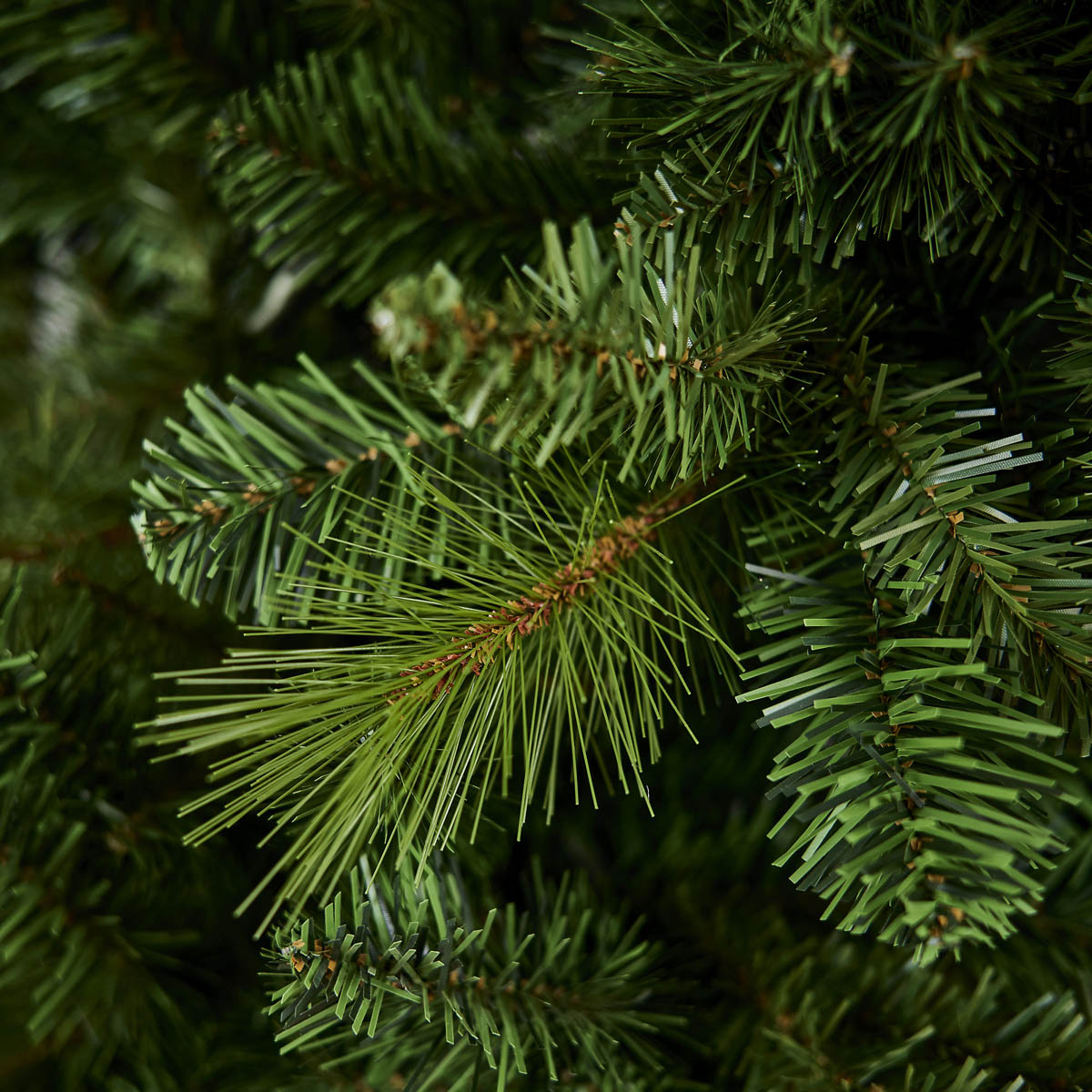 Artificial Christmas Tree 10ft Hinged Full Green Natural Effect Metal Stand - Image 6