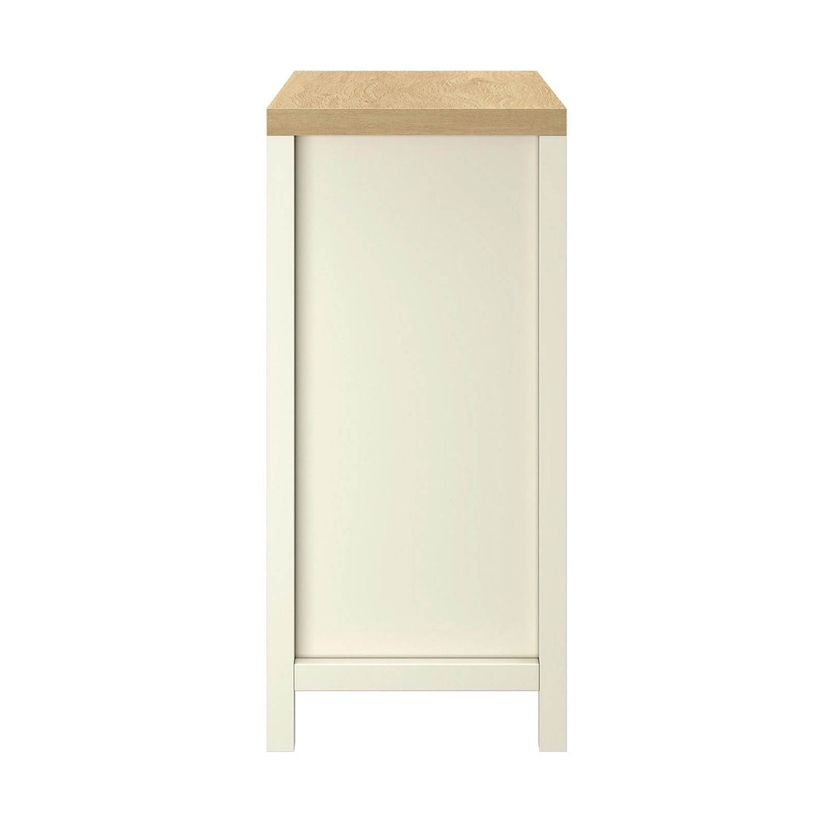 Oak Effect Cube Shelving Unit 4 Shelf Freestanding Storage Unit - Image 4