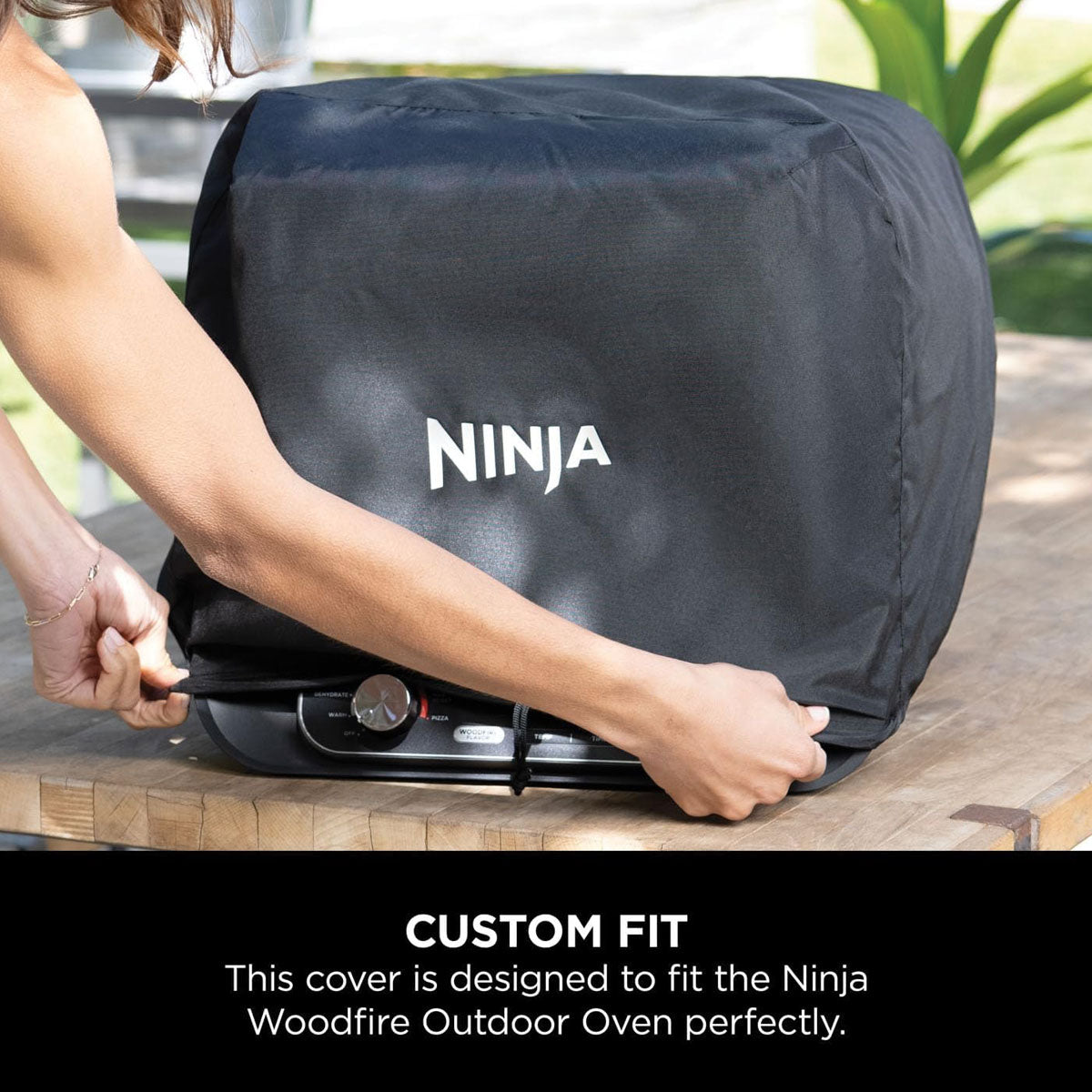 Ninja Woodfire Cover OO101UK for Outdoor Oven Waterproof Heavy Duty Black - Image 5