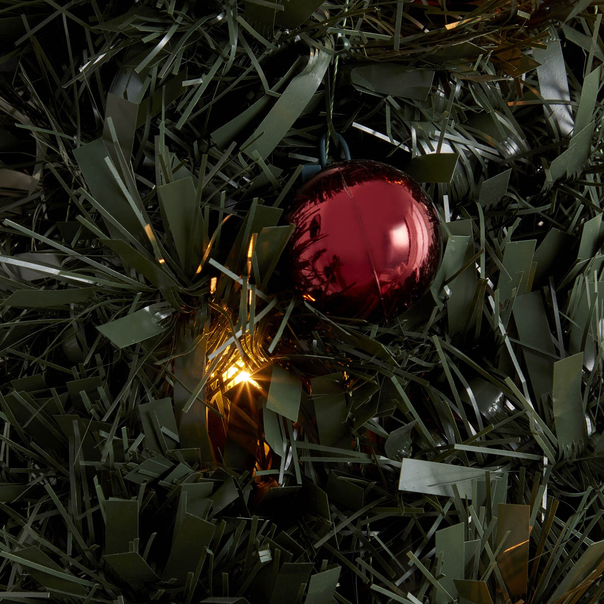 Artificial Christmas Tree Pre-lit 6ft Slim Trevalli Warm White LED Green - Image 10