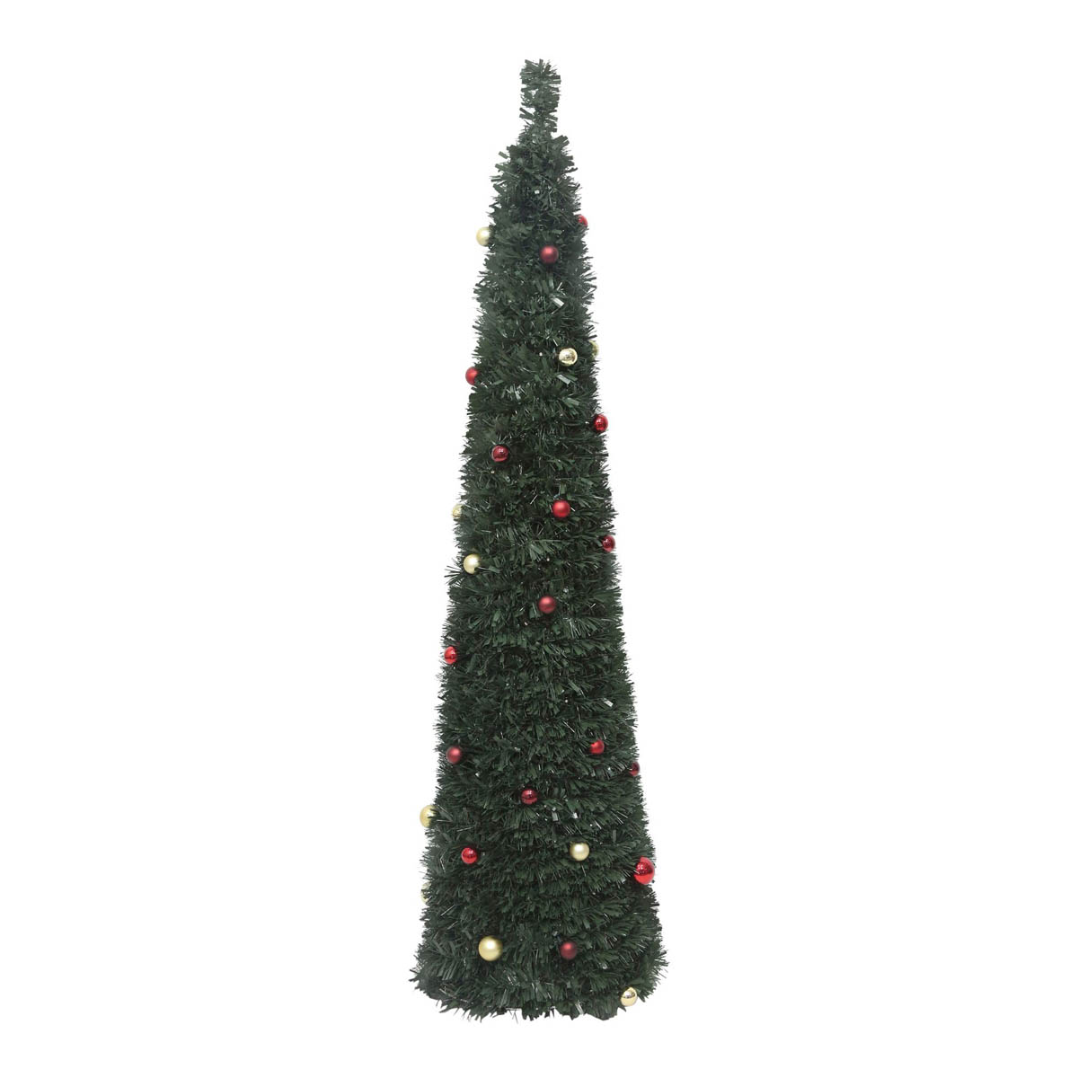 Artificial Christmas Tree Pre-lit 6ft Slim Trevalli Warm White LED Green - Image 3