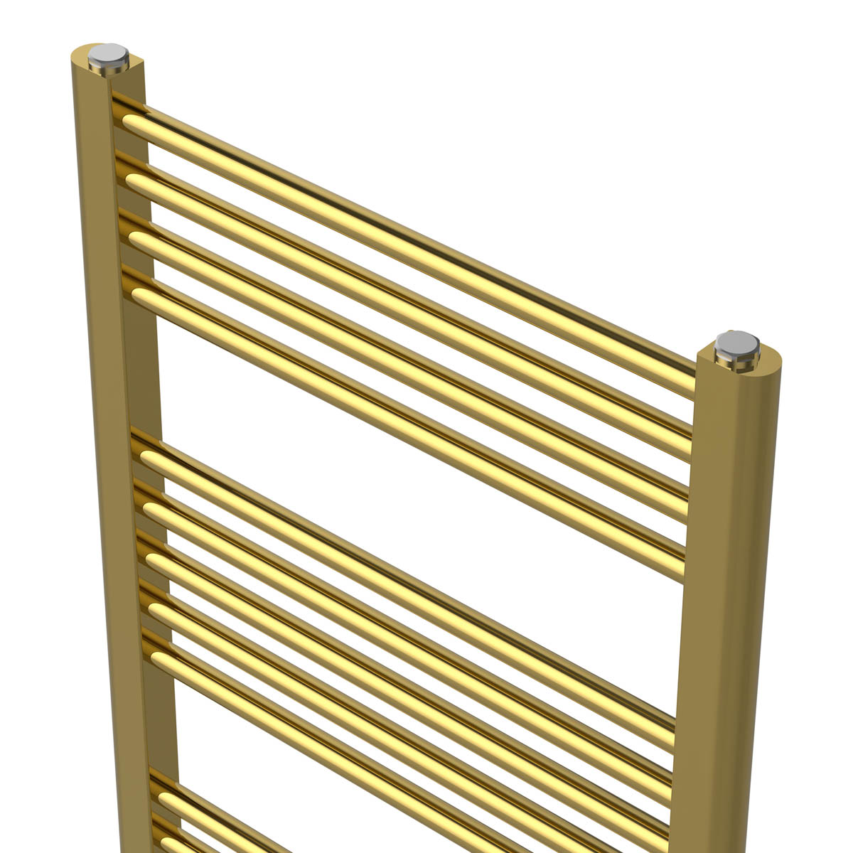 Flomasta Electric Towel Rail Radiator Brass Flat Bathroom Warmer (H)110x(W)50cm - Image 4
