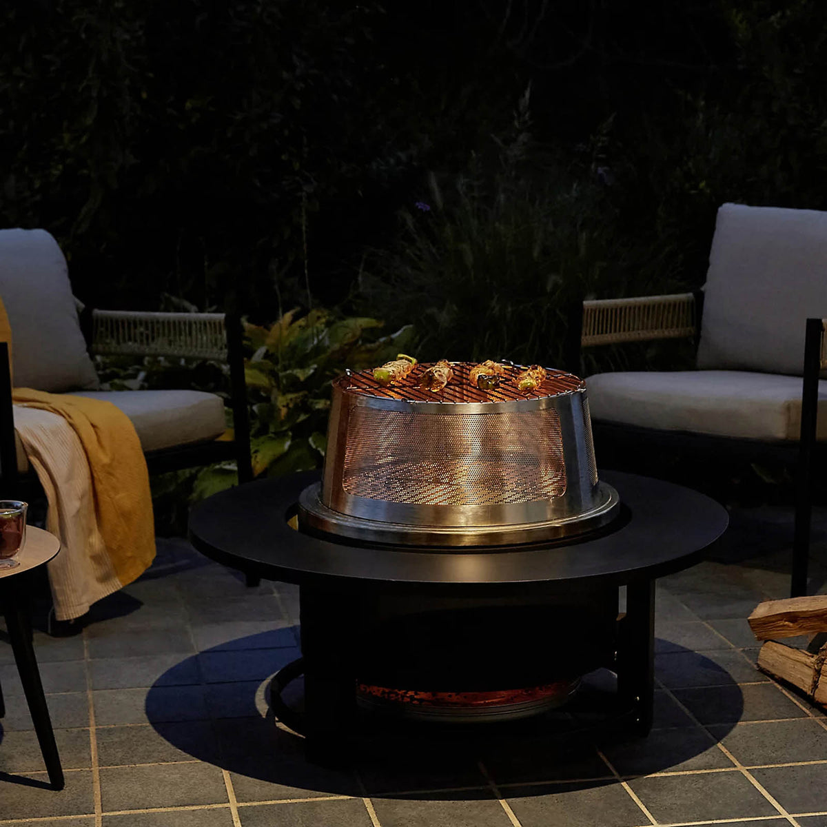 BBQ Grate Round Stainless Steel Heavy Duty For Celsian Firepit 42.5x42.5cm - Image 3