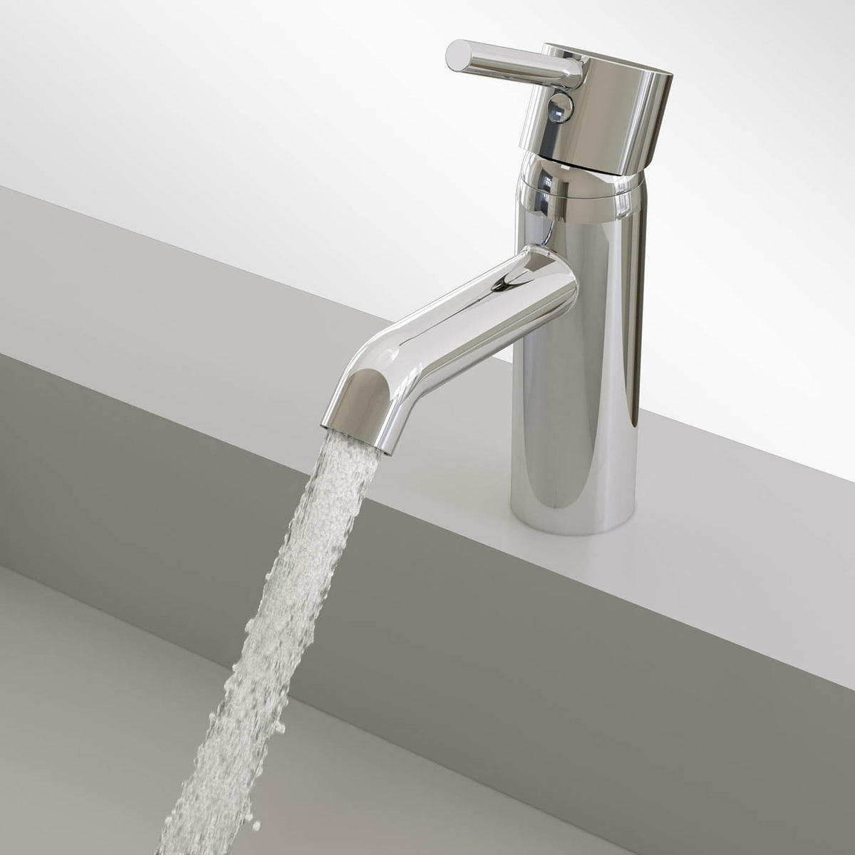 VitrA Basin Mixer Tap Minimax S Chrome Single Lever Brass Bathroom - Image 5