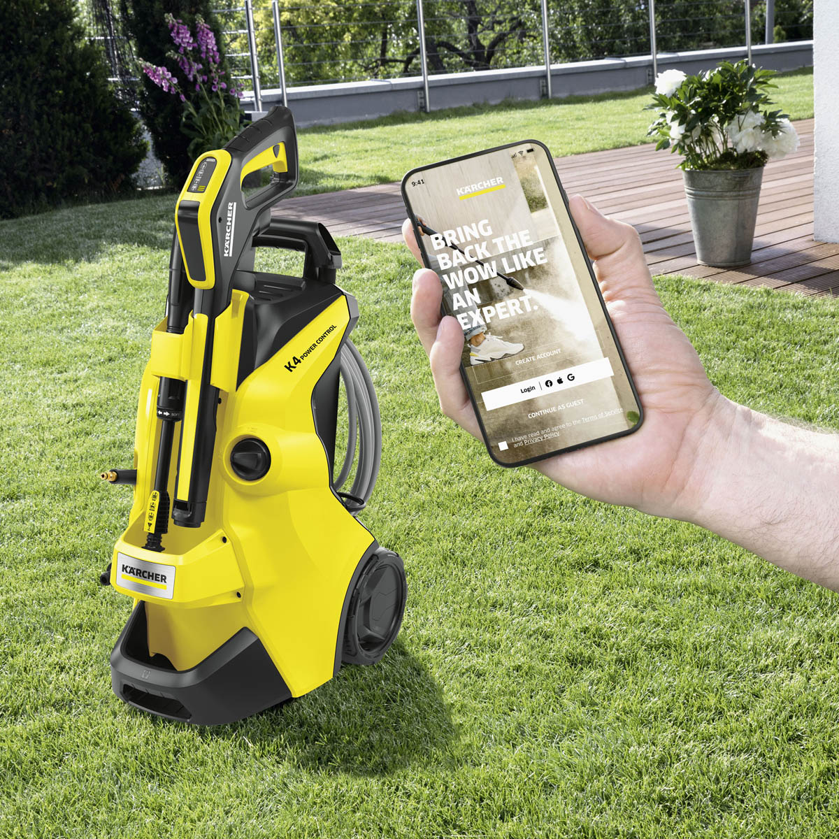 Kärcher K4 Pressure Washer Power Control Flex Corded Powerful 1.8kW 1.324-302.0 - Image 7