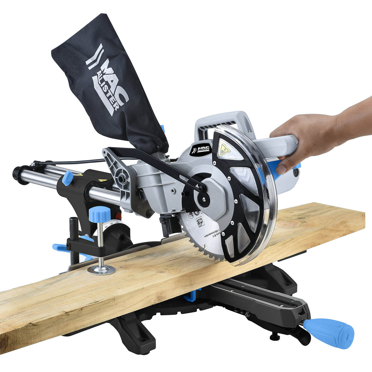 Mac Allister Mitre Saw Electric MCB1362MSW Sliding 210mm Heavy Duty 1500W - Image 5
