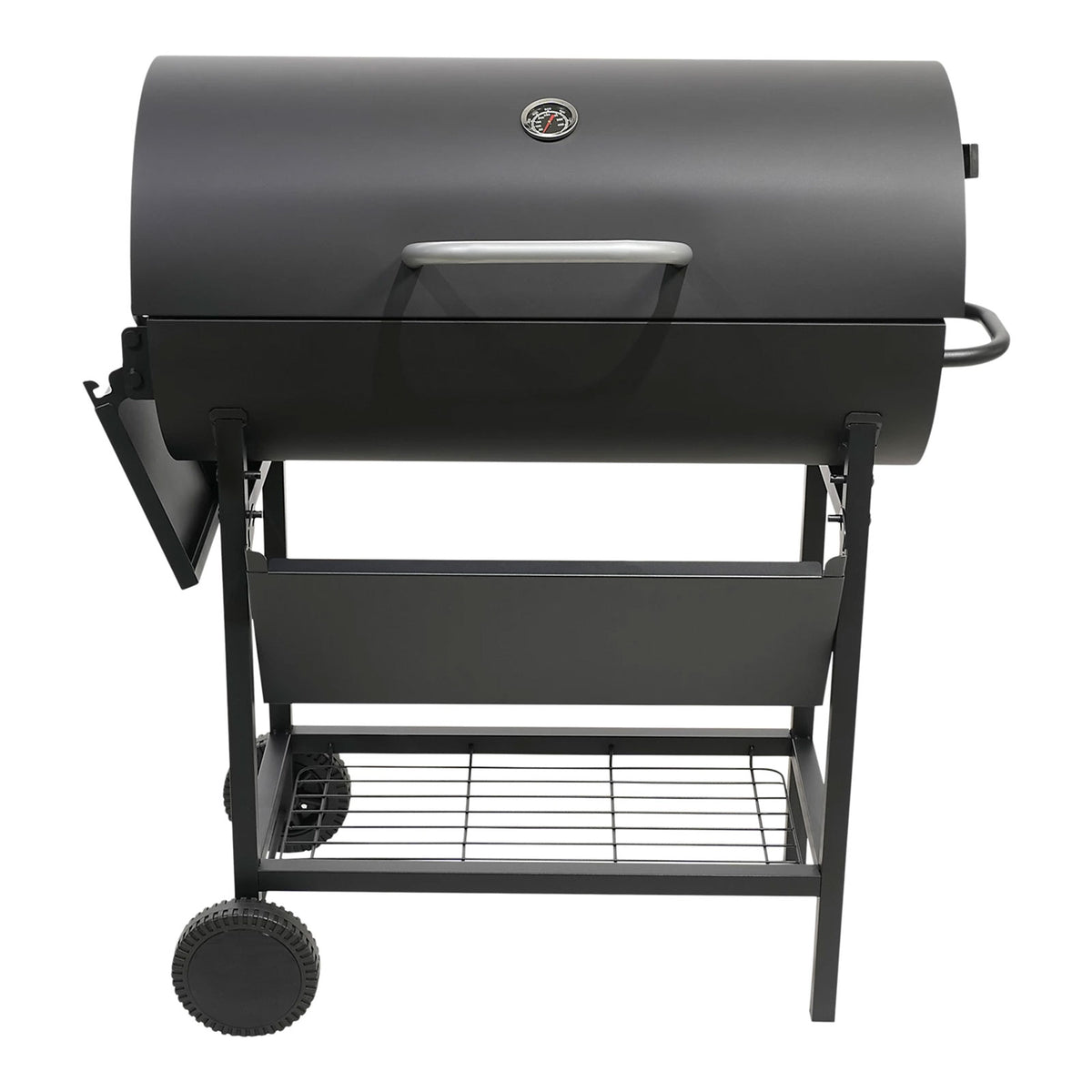 Griffin Black Charcoal Barbecue Rectangle Garden BBQ Grill Trolley Portable - Image 9