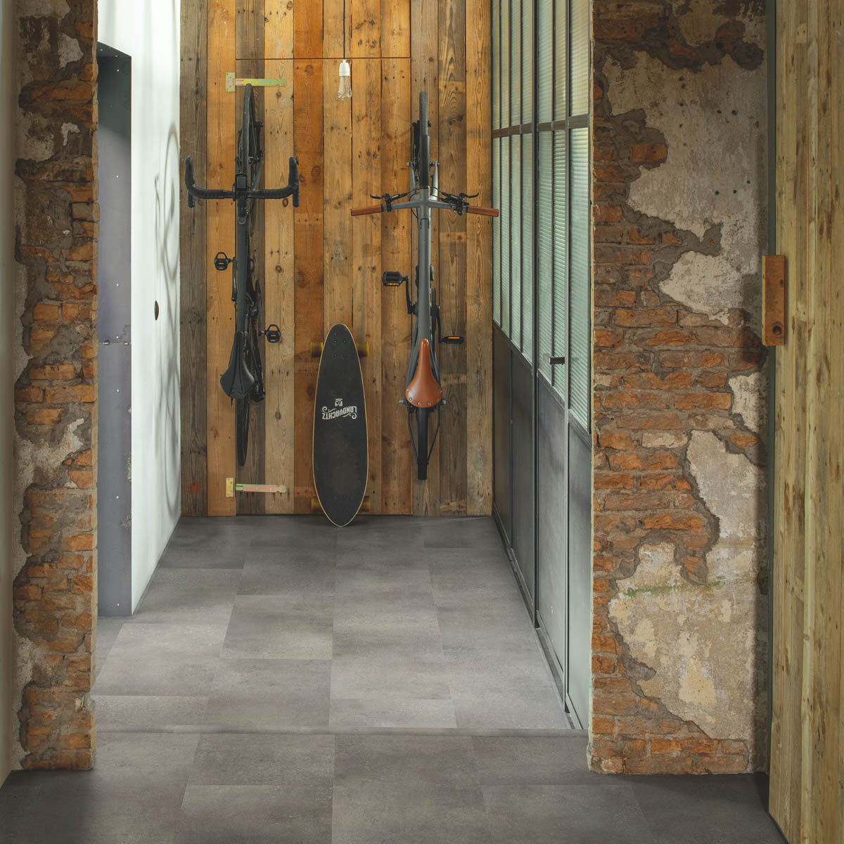 Quick-step Vinyl Tile Matt Grey Concrete Effect Textured Modern 1.85m² 10 Pack - Image 2
