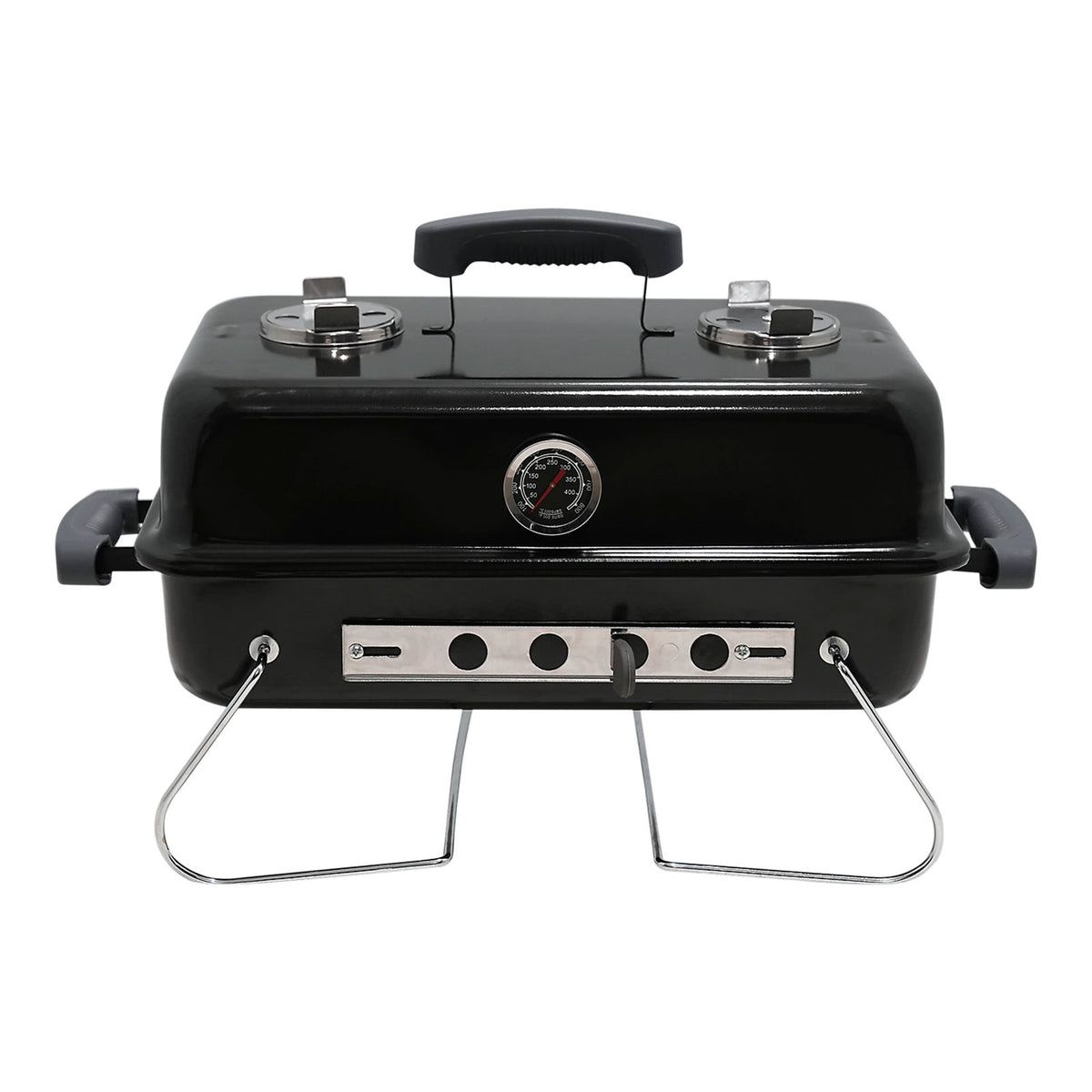 Habano Black Portable Charcoal BBQ Folding Garden Picnic Grill - Image 1