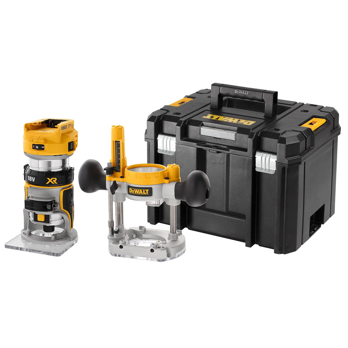 DeWalt Router 18V Li- Ion DCW604NT-XJ Brushless Variable Speed 8mm Body Only - Image 1