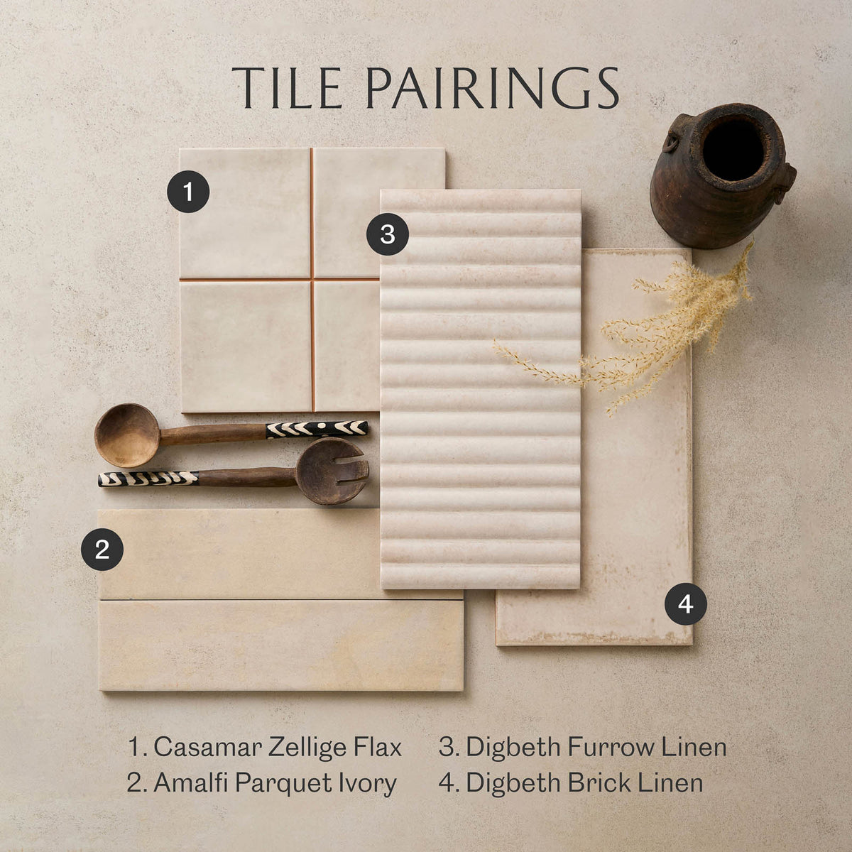 Wall Tile Cream Gloss Furrow Metallic Effect Embossed Ceramic Indoor Pack Of 20 - Image 4