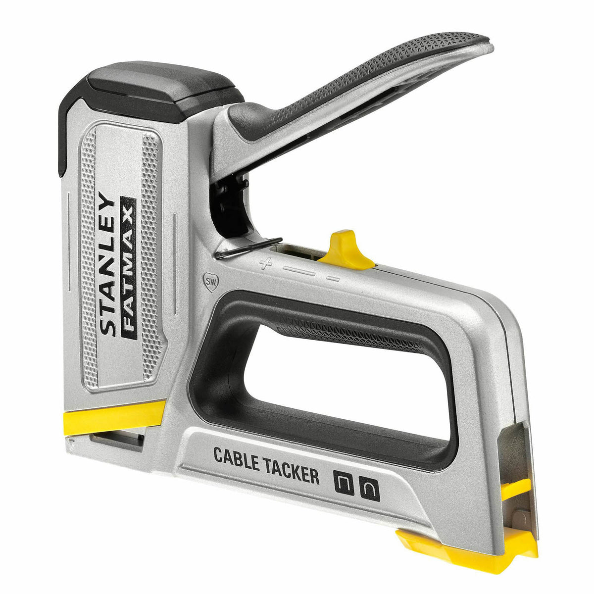 Stanley Cable Tacker 2IN1 Wire Staple Gun Soft Grip 6-14mm Durable Compact - Image 1