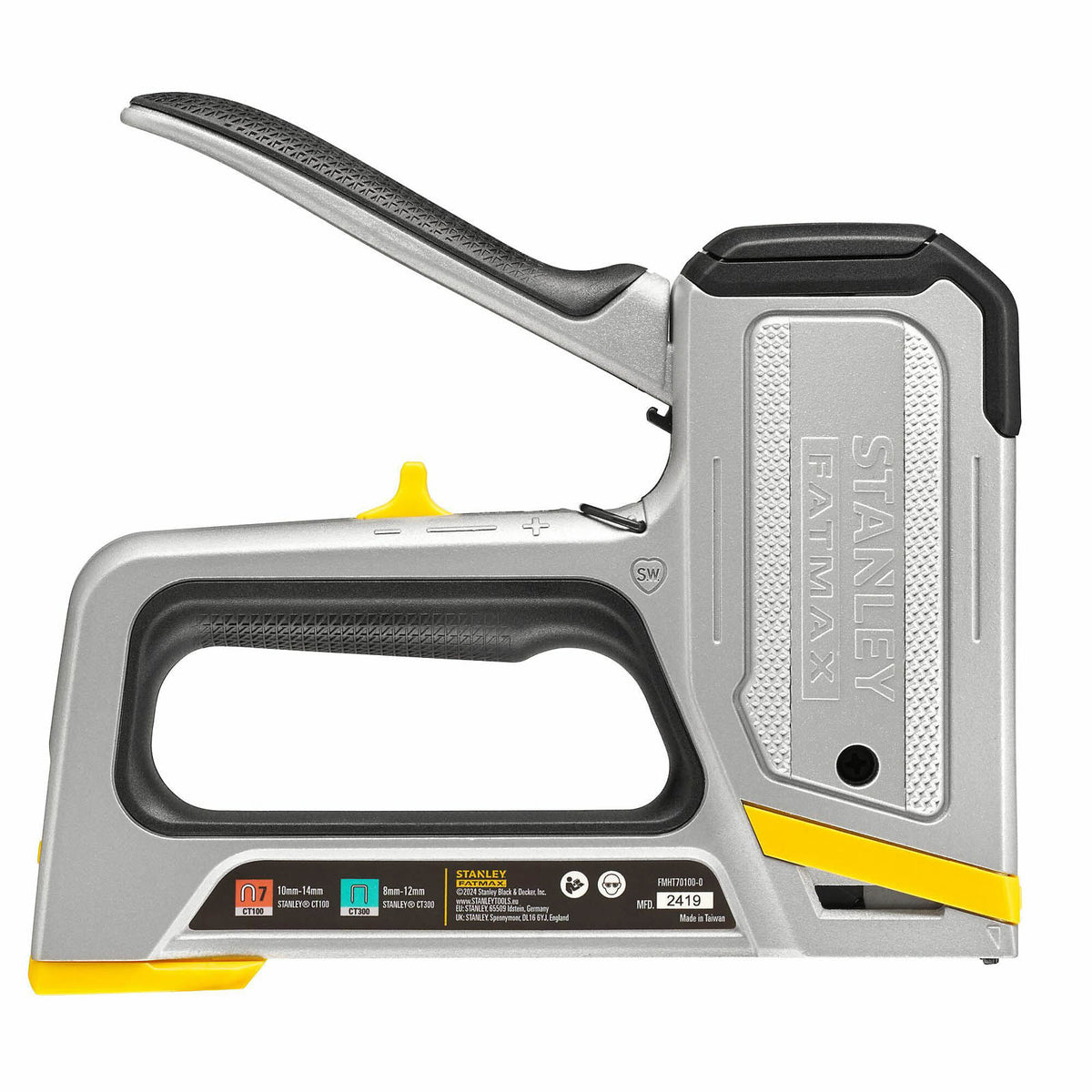 Stanley Cable Tacker 2IN1 Wire Staple Gun Soft Grip 6-14mm Durable Compact - Image 6