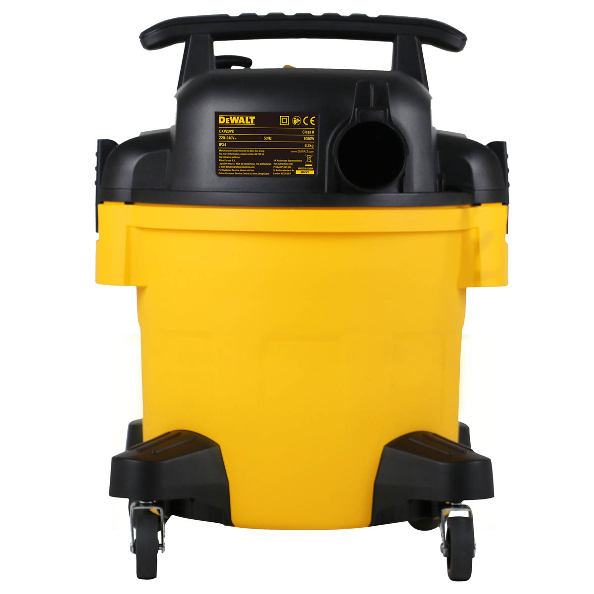 DeWalt Wet Dry Vacuum Cleaner DXV20PC Wheeled 1050W Heavy Duty Durable 20L - Image 7