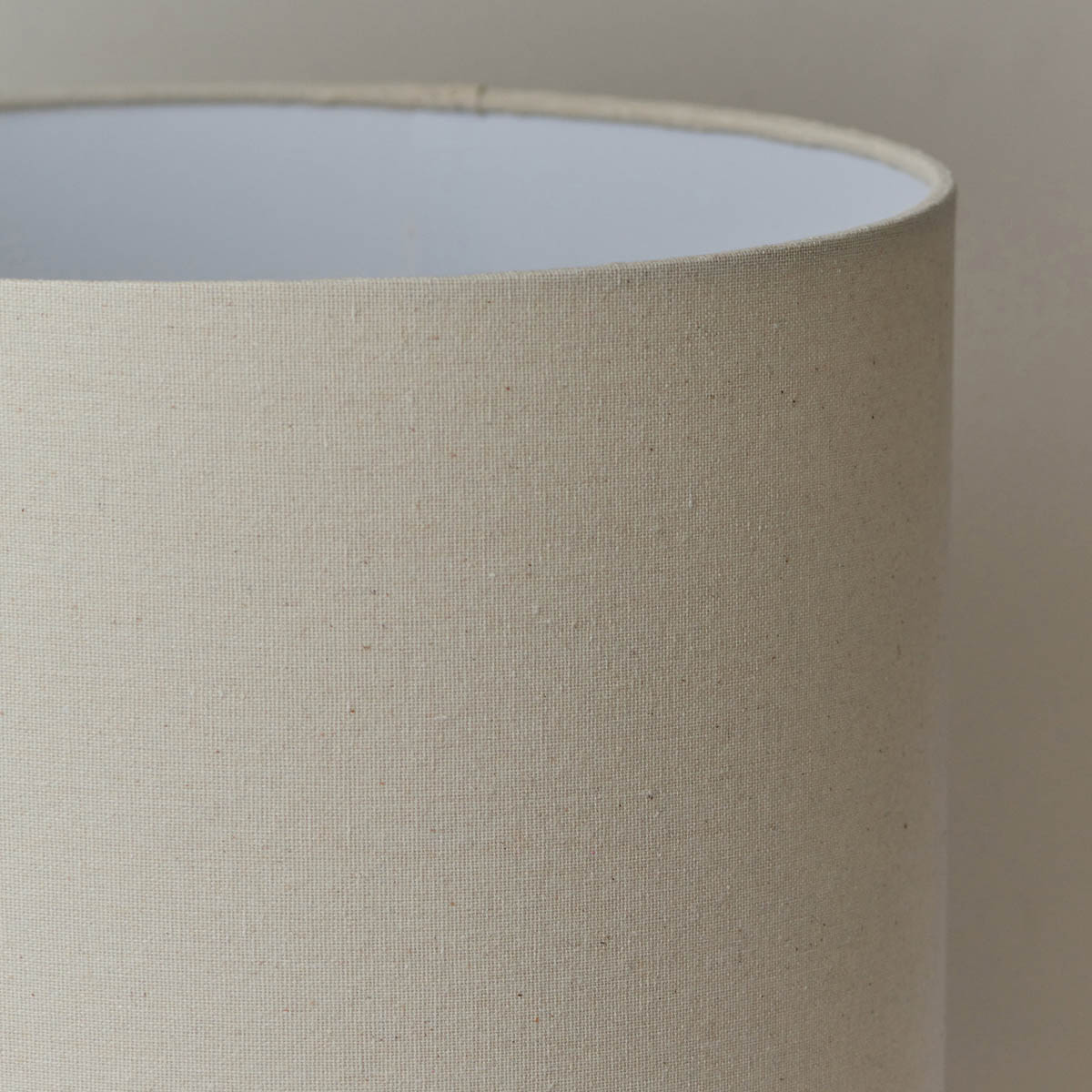 Arnbeck Table Lamp Natural Rattan Effect Fabric Drum Shade Modern Bedroom - Image 7