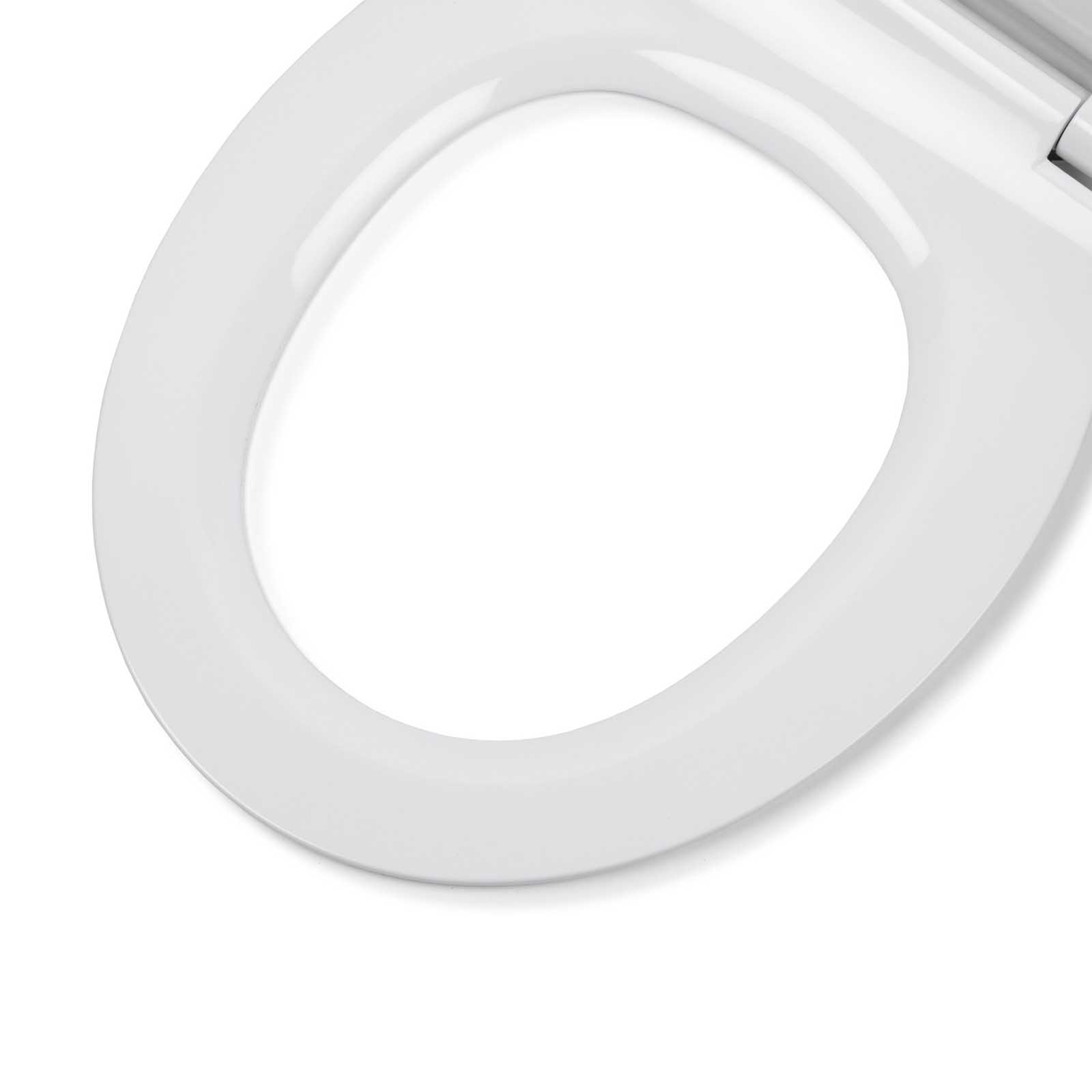 Croydex Flexi Fix Orta White Standard Slim Soft close Toilet seat - Image 5