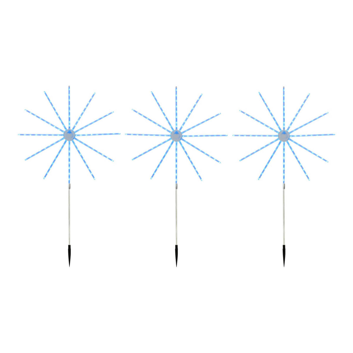 LED Garden Light Path Firework Multicolour With Timer (H)860mm Pack of 3 Lights - Image 5