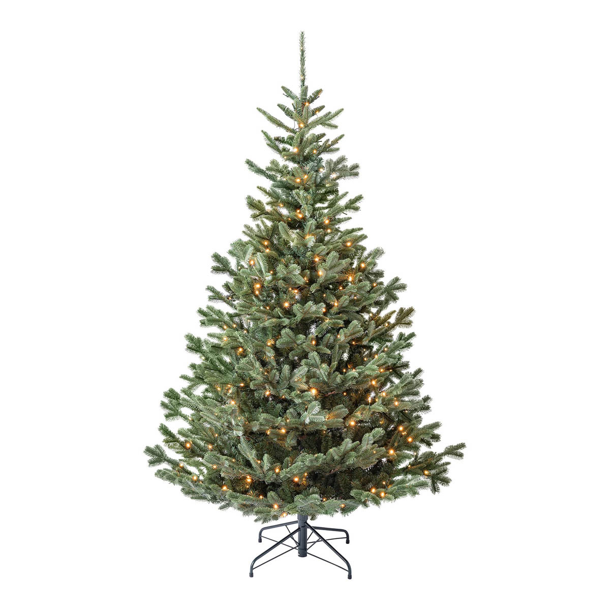 Christmas Tree 7ft Green LED Pre Lit Artificial Warm White Full Nordmann Indoor - Image 3