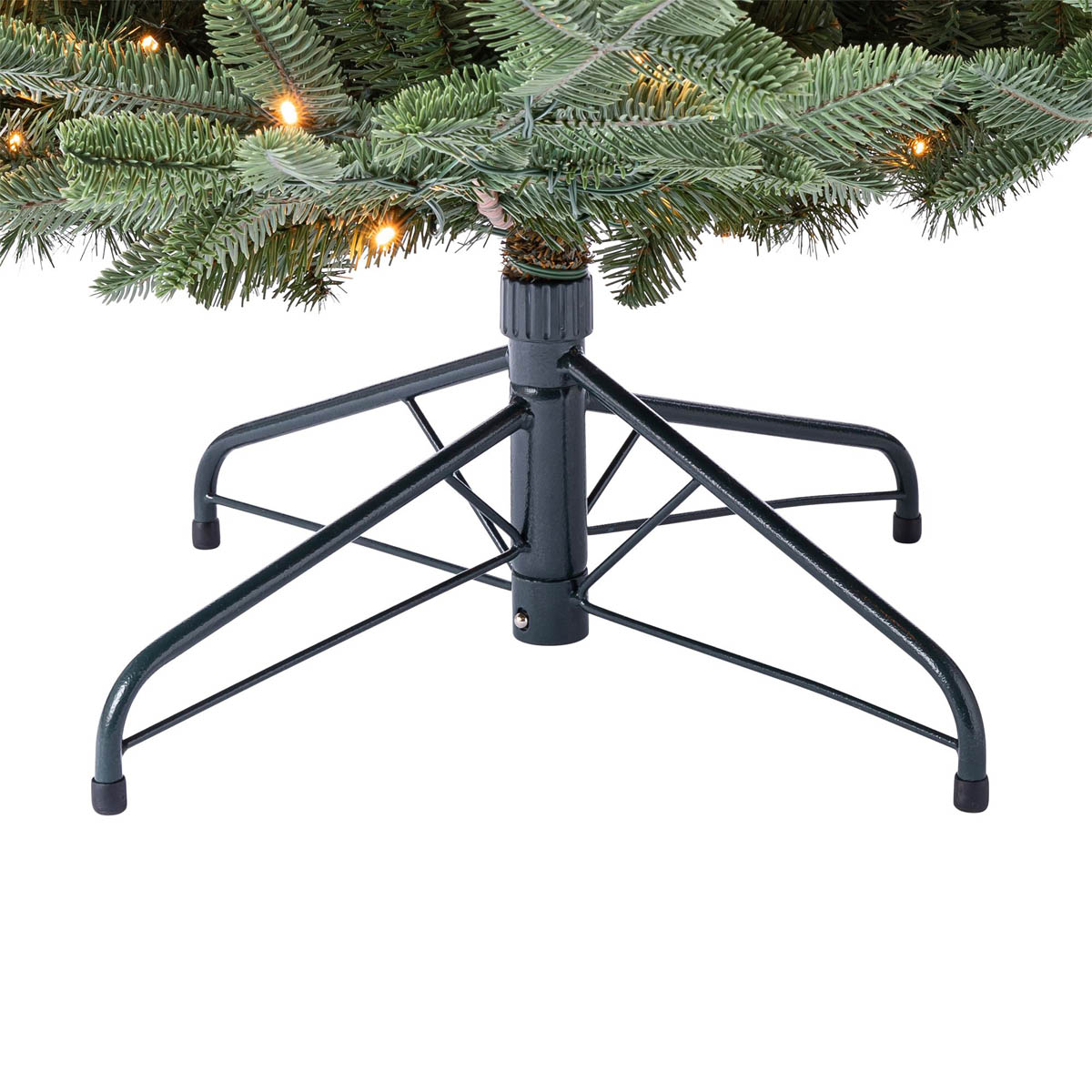 Christmas Tree 7ft Green LED Pre Lit Artificial Warm White Full Nordmann Indoor - Image 6