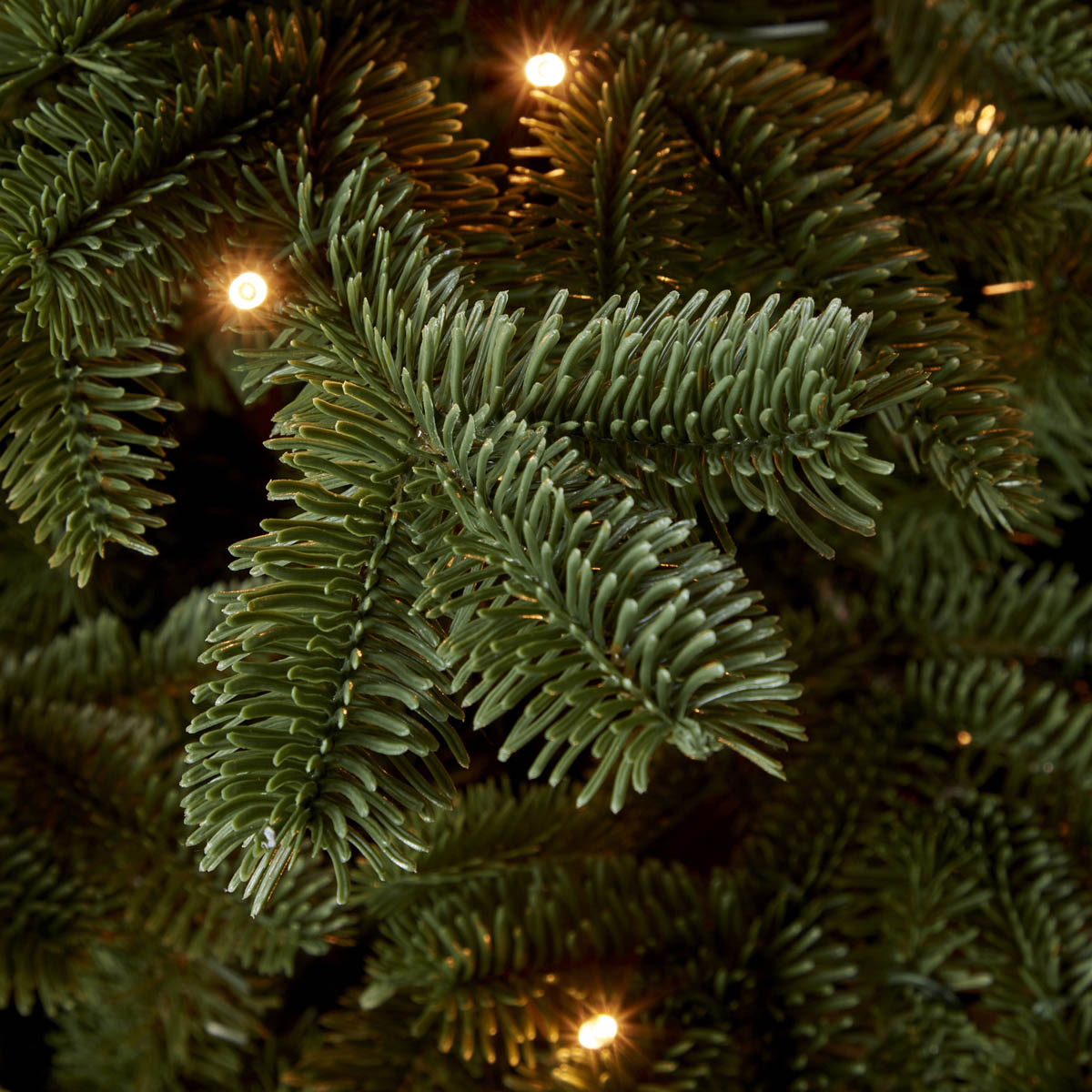 Christmas Tree 7ft Green LED Pre Lit Artificial Warm White Full Nordmann Indoor - Image 9