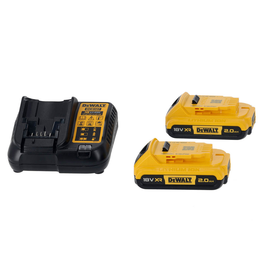 DeWalt Combi Drill Impact Driver Cordless DCZ298D2T-BQGB 18V 2 x 2Ah Li-ion XR - Image 4