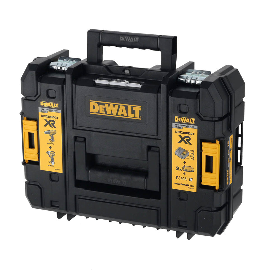 DeWalt Combi Drill Impact Driver Cordless DCZ298D2T-BQGB 18V 2 x 2Ah Li-ion XR - Image 5