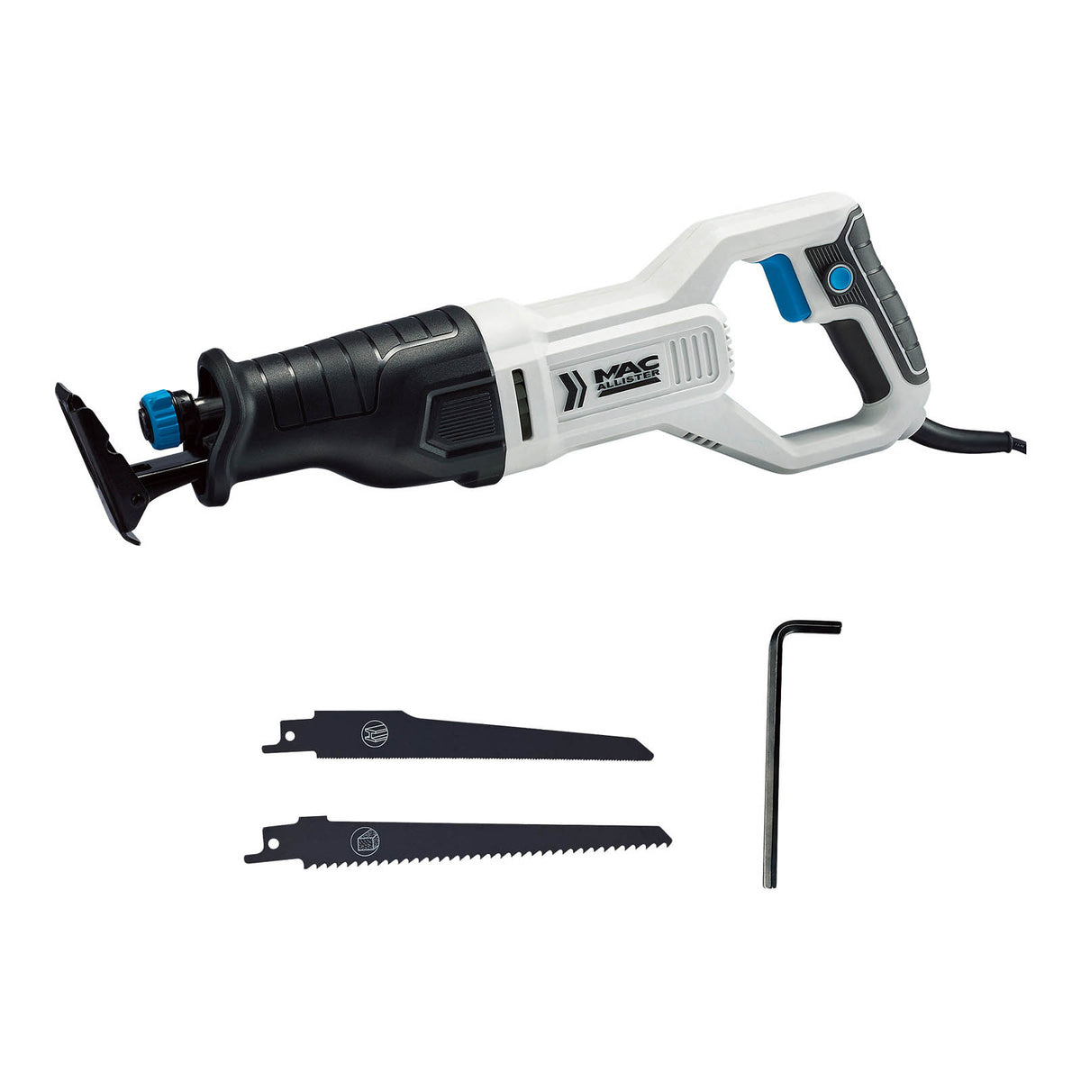 Mac Allister Reciprocating Saw Electric MCB1334RSP Variable Speed Soft Grip 850W - Image 2