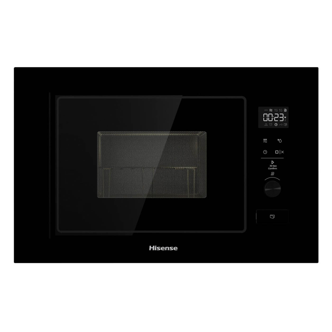 Hisense Built-in Microwave 20L BIM320G52BGUK Mirrored black - Image 1