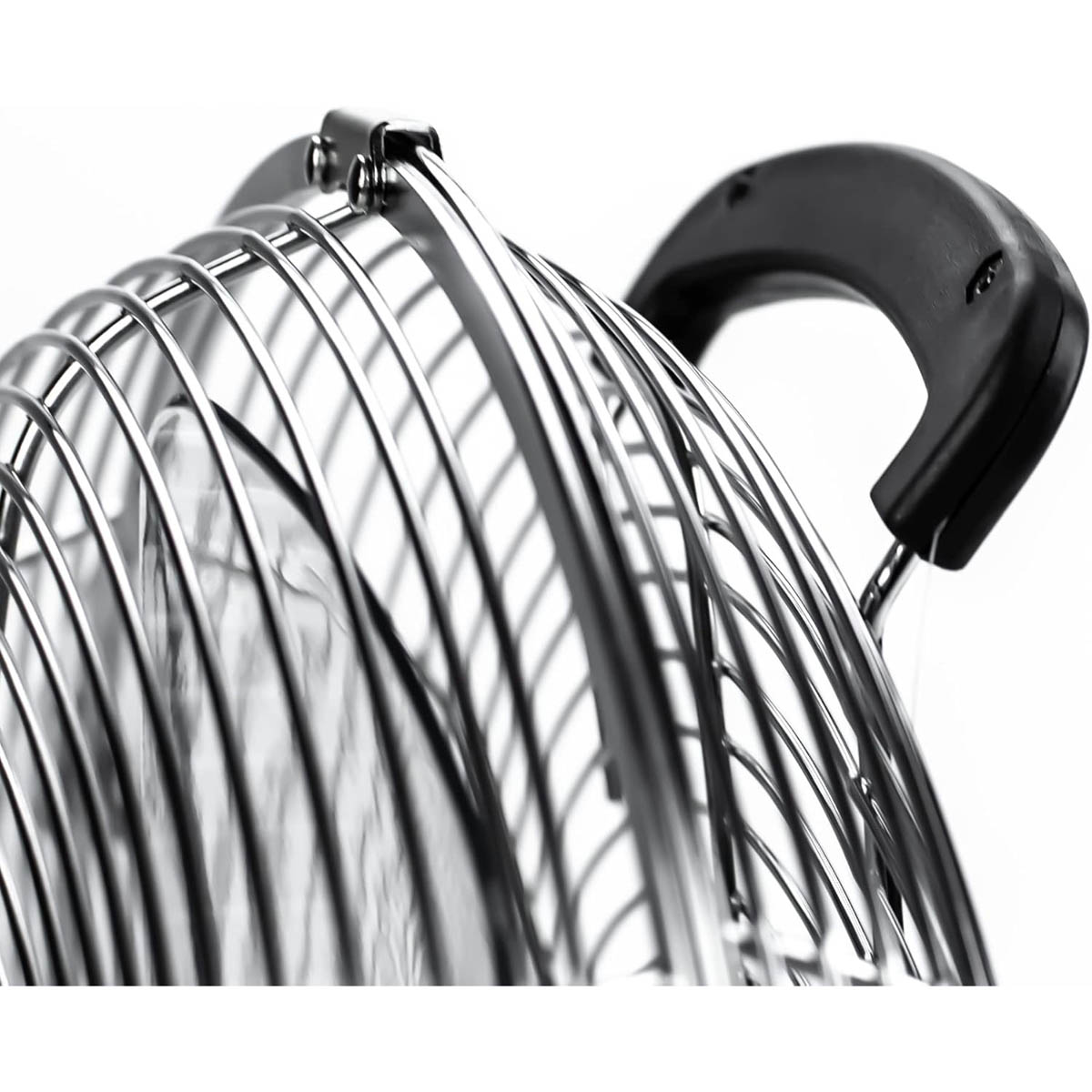 Status Desk Fan 12" Electric Chrome 3 Speeds Oscillating Office Home Indoor - Image 6