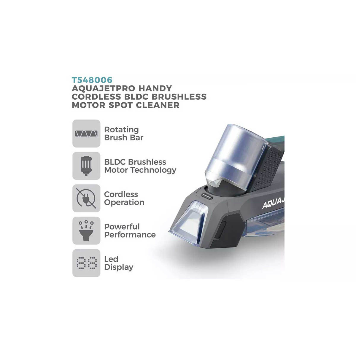 Tower Spot Cleaner Cordless Aquajet Pro Handheld Portable Carpets Upholstery - Image 2