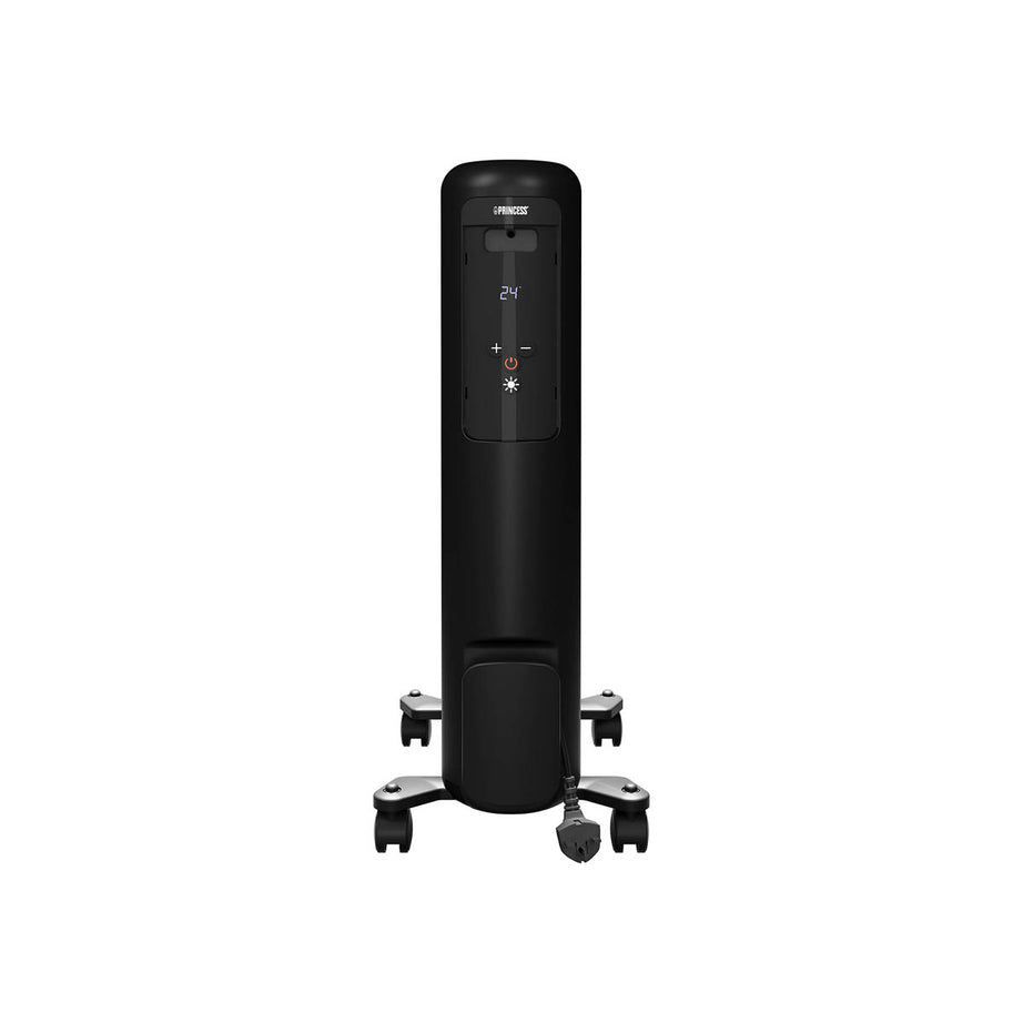 Princess Smart Oil-Filled Radiator Portable Electric Black LED Display Timer 2kW - Image 4