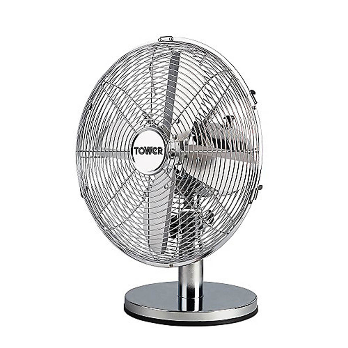 Tower Desk Fan T605000 Metal 3 Speed Oscillating Portable Office Home Indoor - Image 2