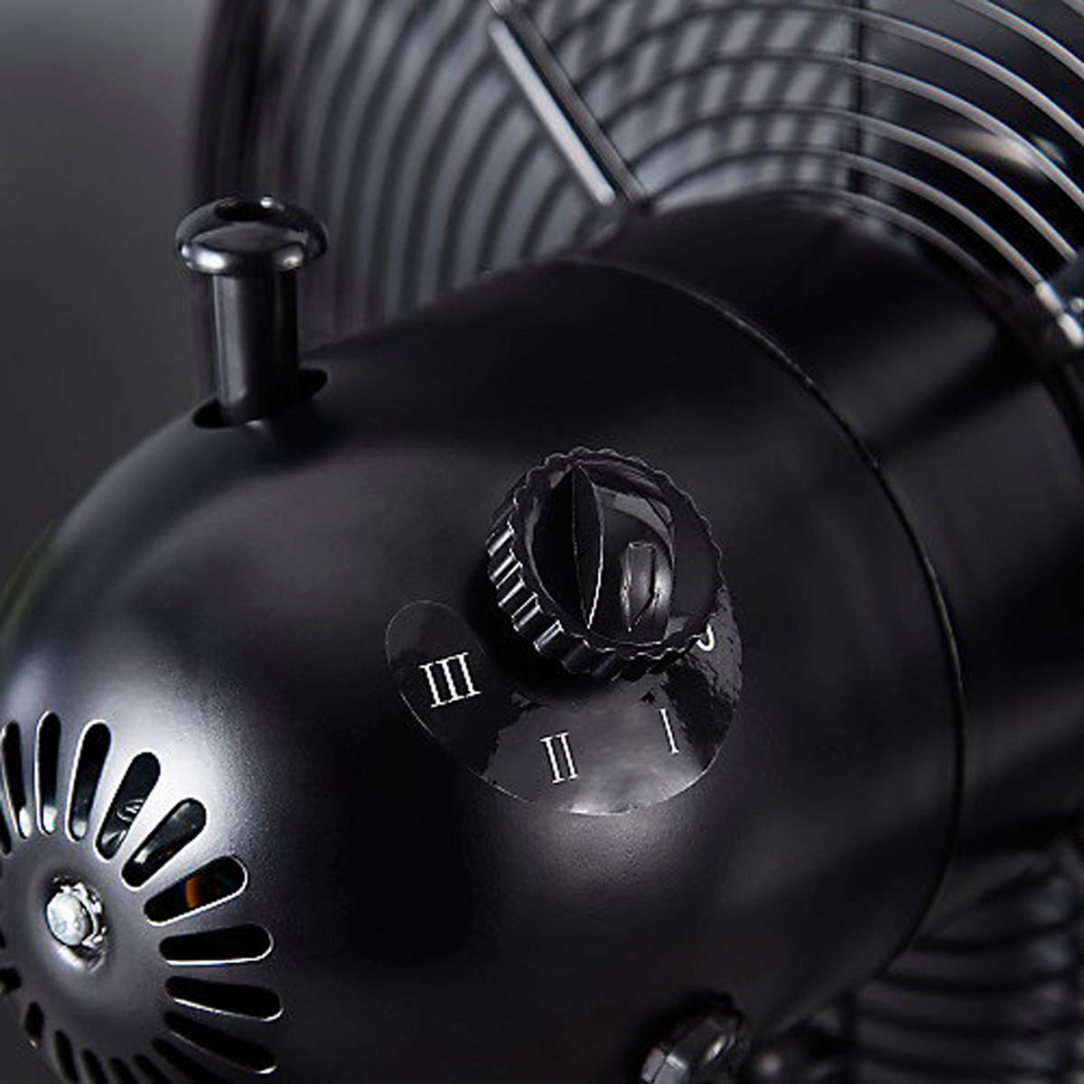 Tower Desk Fan 12″ T611000B Black Metal 3 Speeds Oscillating Office Home Indoor - Image 5