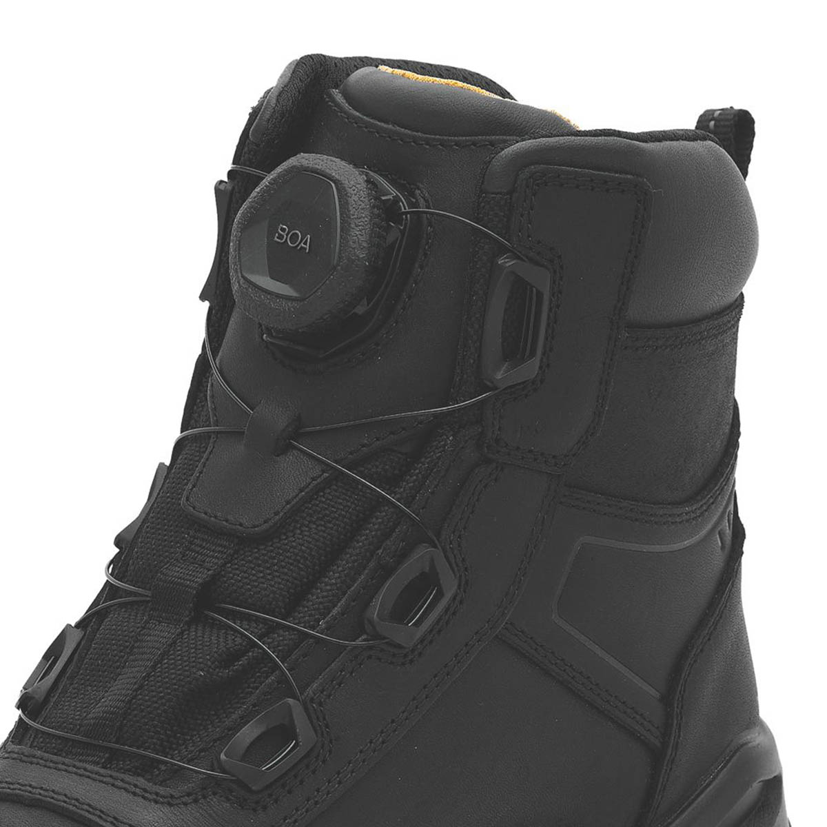 DeWalt Safety Boots Mens Wide Fit Black Leather Waterproof Composite Toe Size 9 - Image 3
