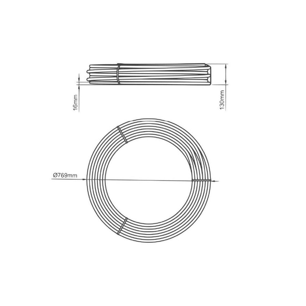 Warmup Pipe Compression Press-Fit Push-Fit 16mm x 90m Underfloor Heating - Image 6