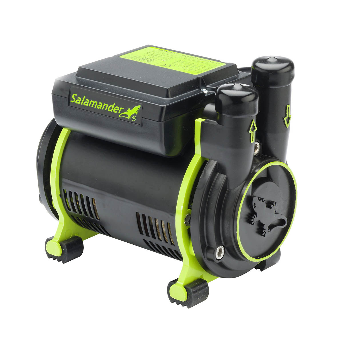 Salamander Shower Pump 1.5bar CT55XTRA Single Booster Black Positive Head - Image 1