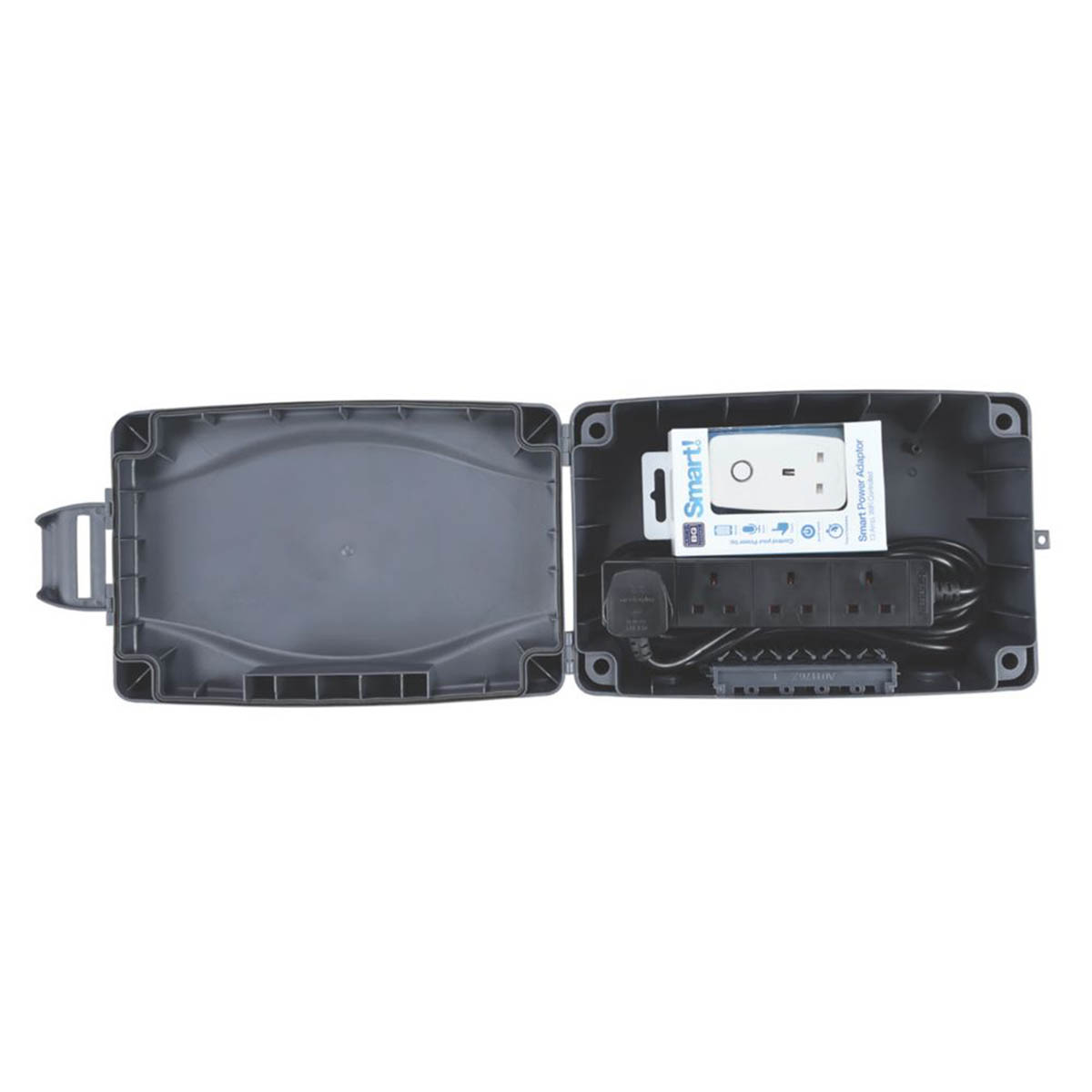 BG Electrical Boxes Kit Outdoor P54 Weatherproof Lockable Side Knockout Grey - Image 5