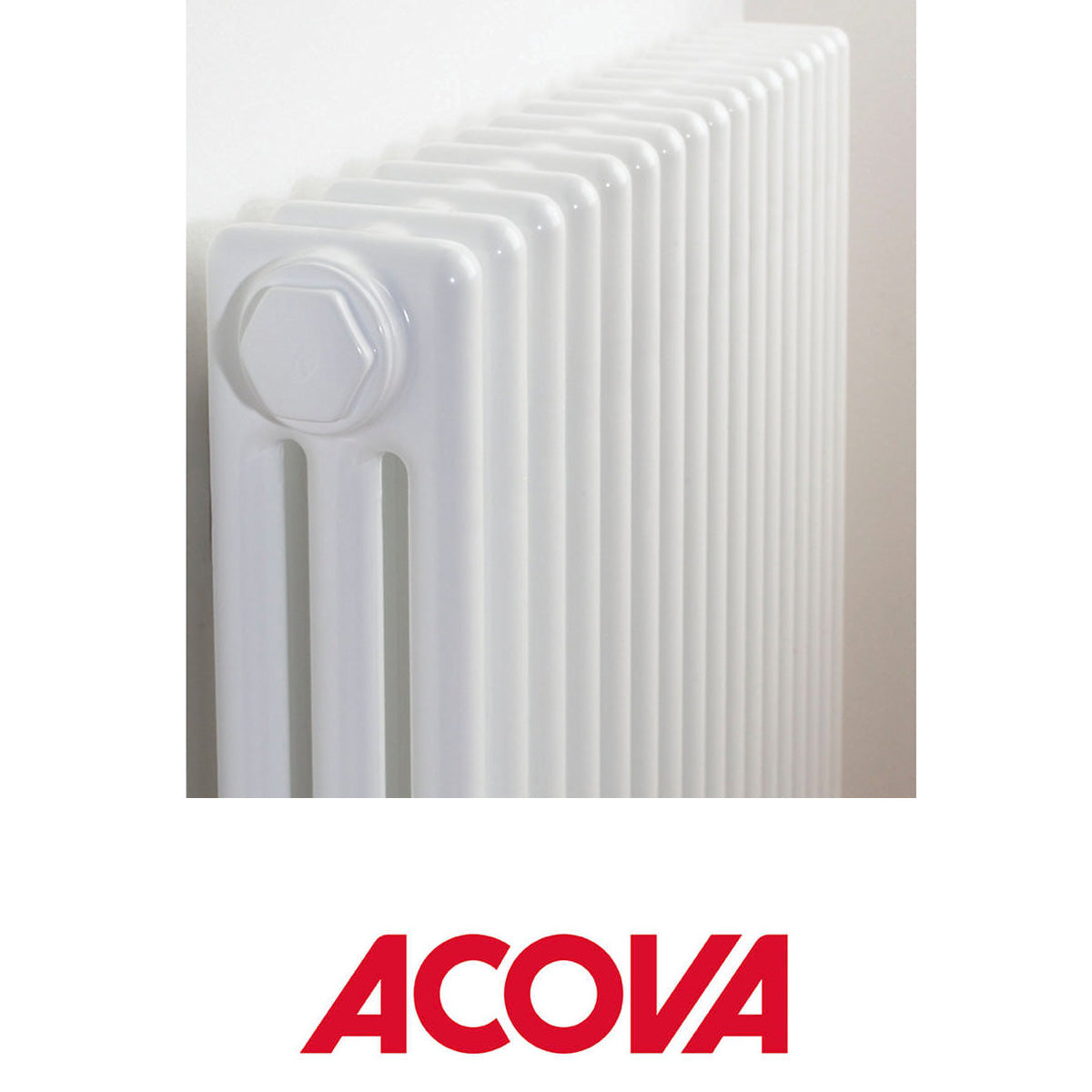 Acova 3 Column Radiator Steel Classic White (H)300 x (W))812mm - Image 3