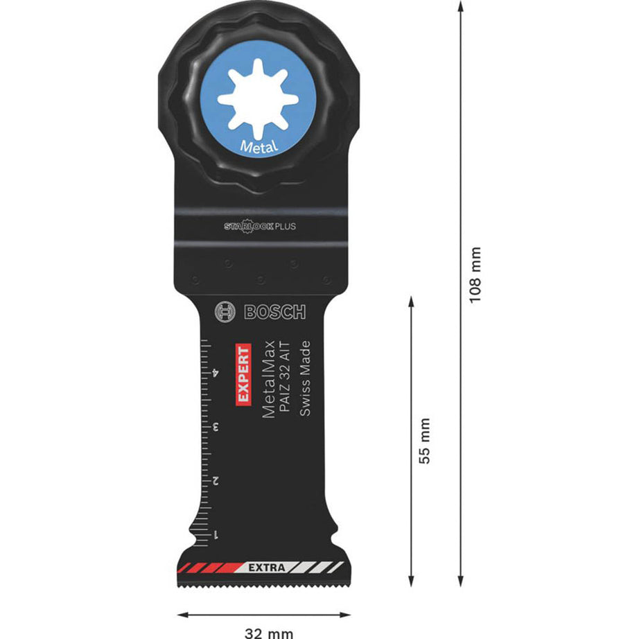 Bosch Plunge Cutting Blade 32mm Expert Metal Max Multi Tool Stainless Steel - Image 6