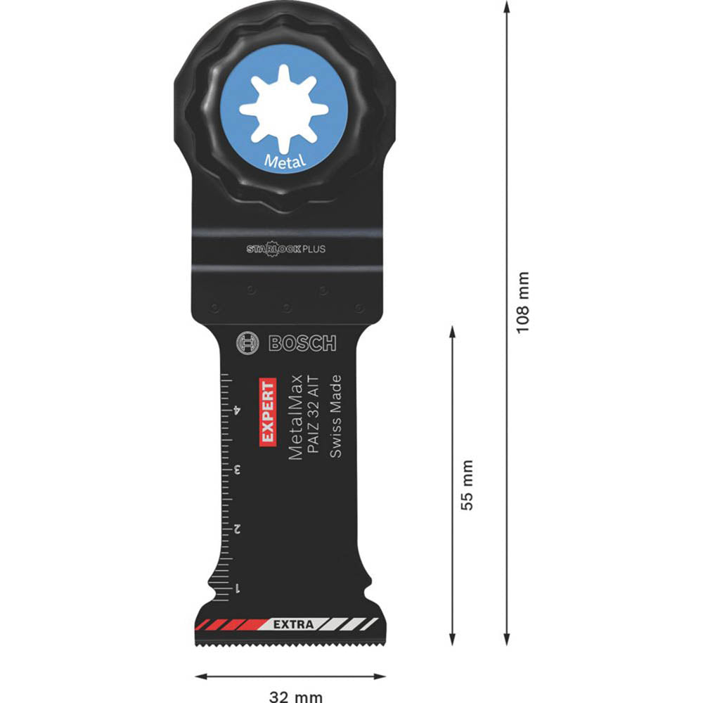 Bosch Plunge Cutting Blade 32mm Expert Metal Max Multi Tool Stainless Steel - Image 6