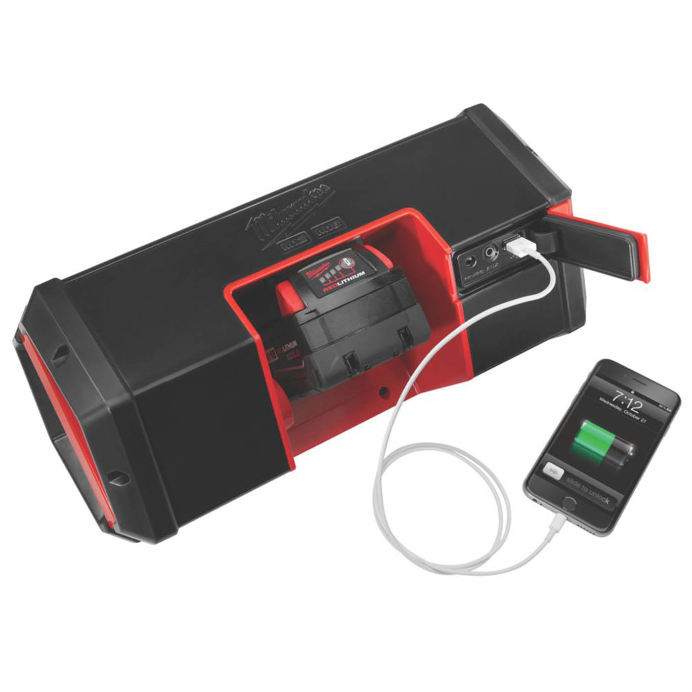 Milwaukee Bluetooth Speaker Cordless M12-18JSSP-0 12/18V Li-Ion Body Only - Image 3