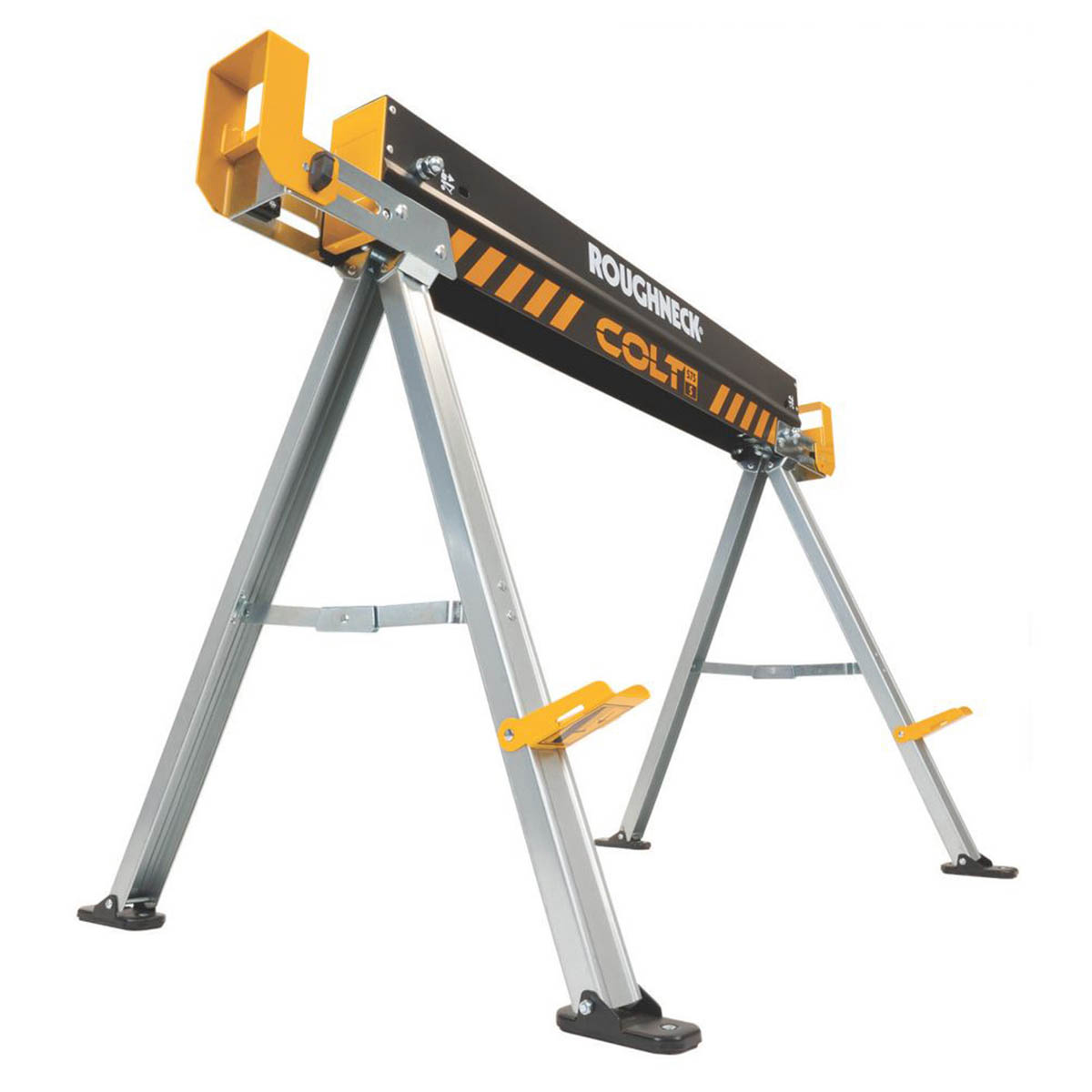 Roughneck Sawhorse Carbon Steel Anti-Slip Surface Heavy Duty Powder Coated 915mm - Image 2
