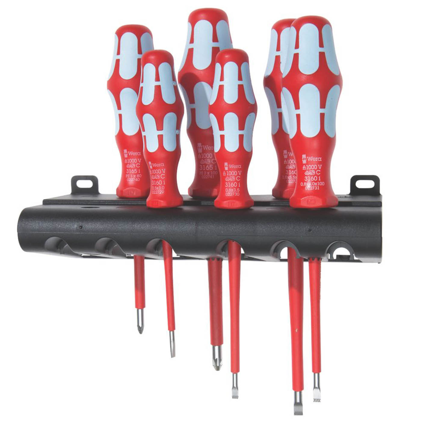 Wera Screwdriver Set Kraftform Plus Mixed VDE Lasertip 6 Pieces - Image 1