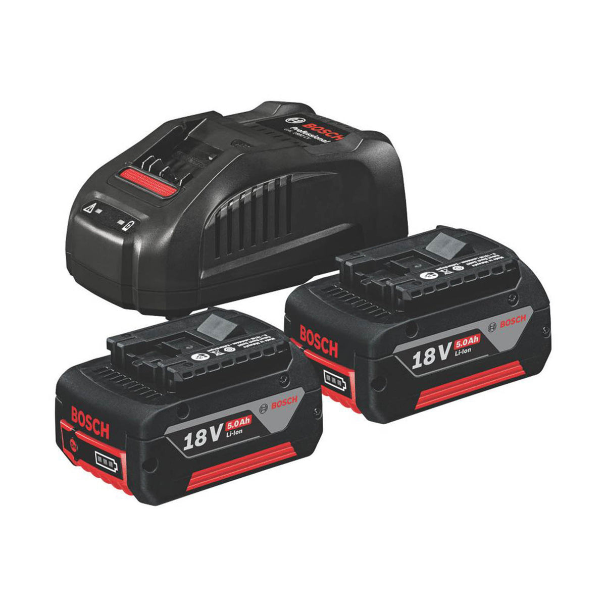 Bosch 1600A00B8K 18V 5.0Ah Li-Ion Coolpack Battery & Charger Kit - Image 1