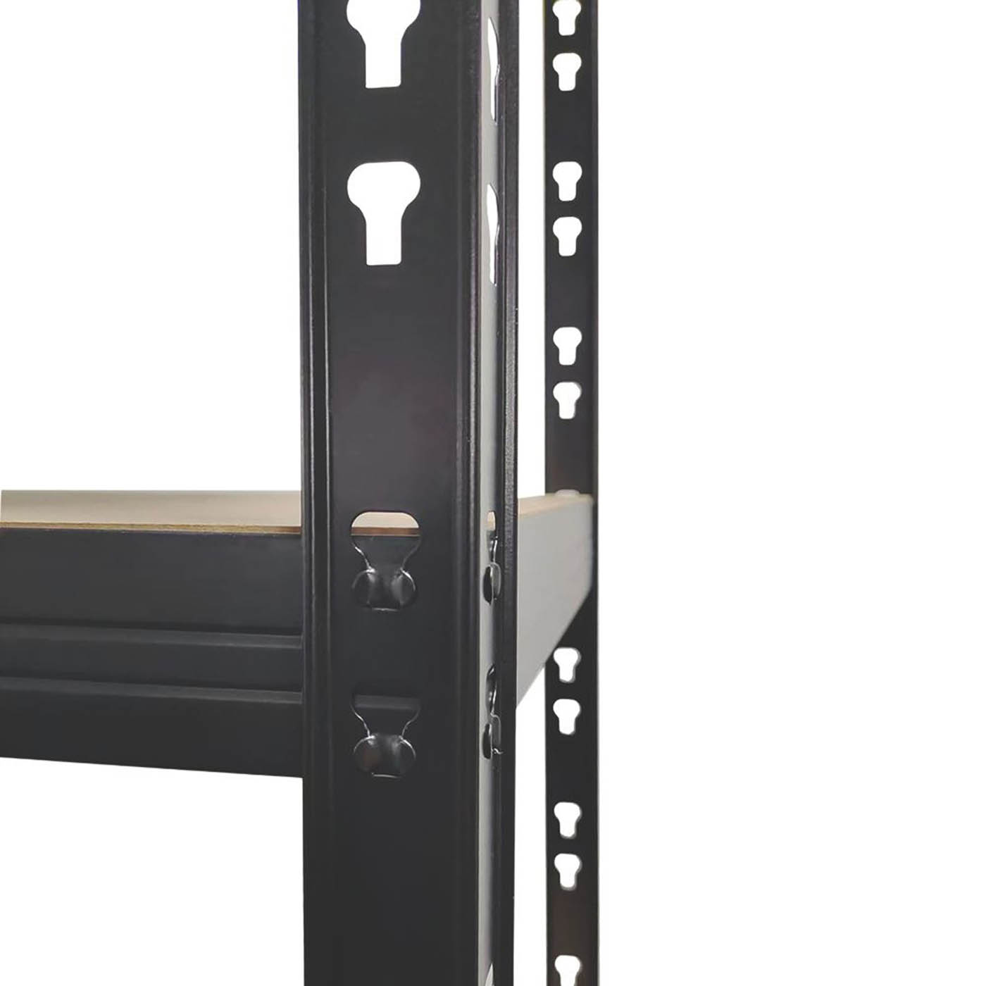 Essentials 5-Tier Metal Garage Shelving Unit 1200mm x 400mm x 1800mm - Image 3