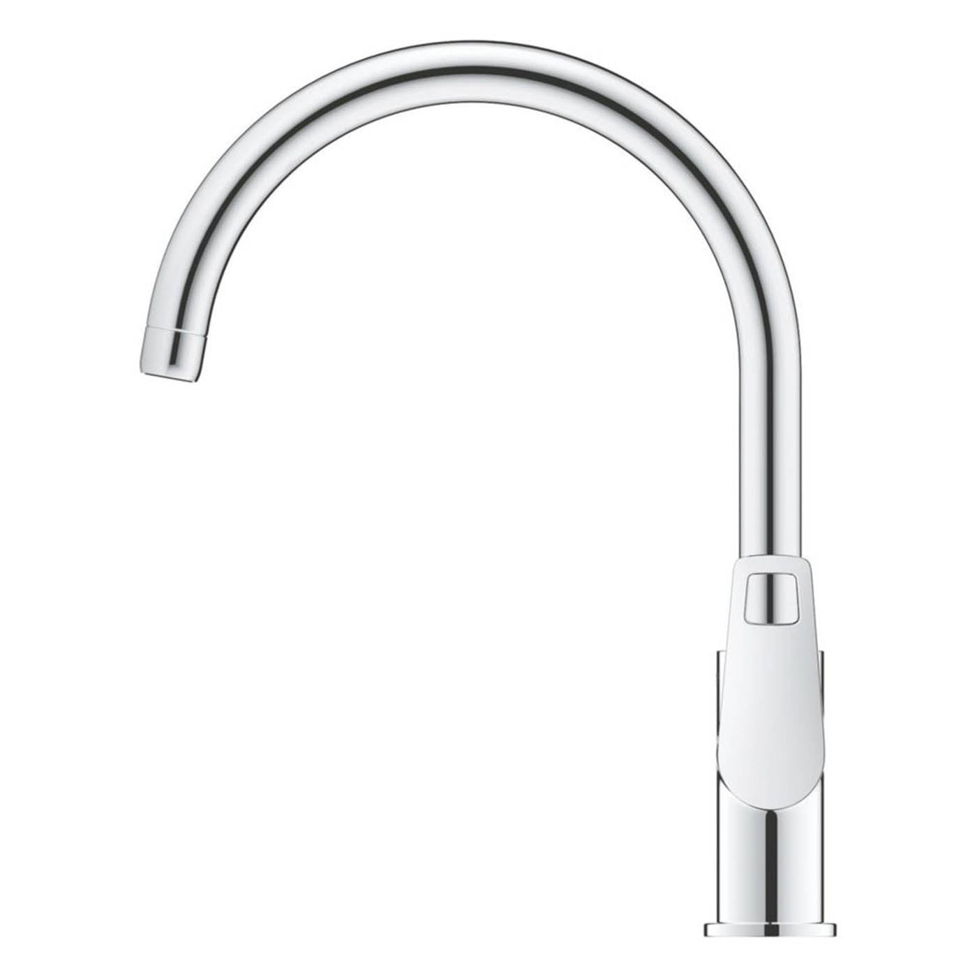 Grohe Kitchen Sink Mixer Tap Mono Lever Chrome Swivel Spout Deck Mounted Modern - Image 2