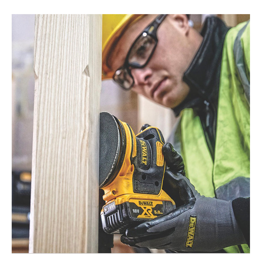 DeWalt Random Orbital Sander Cordless 18V DCW210N-XJ Brushless 125mm Body Only - Image 4