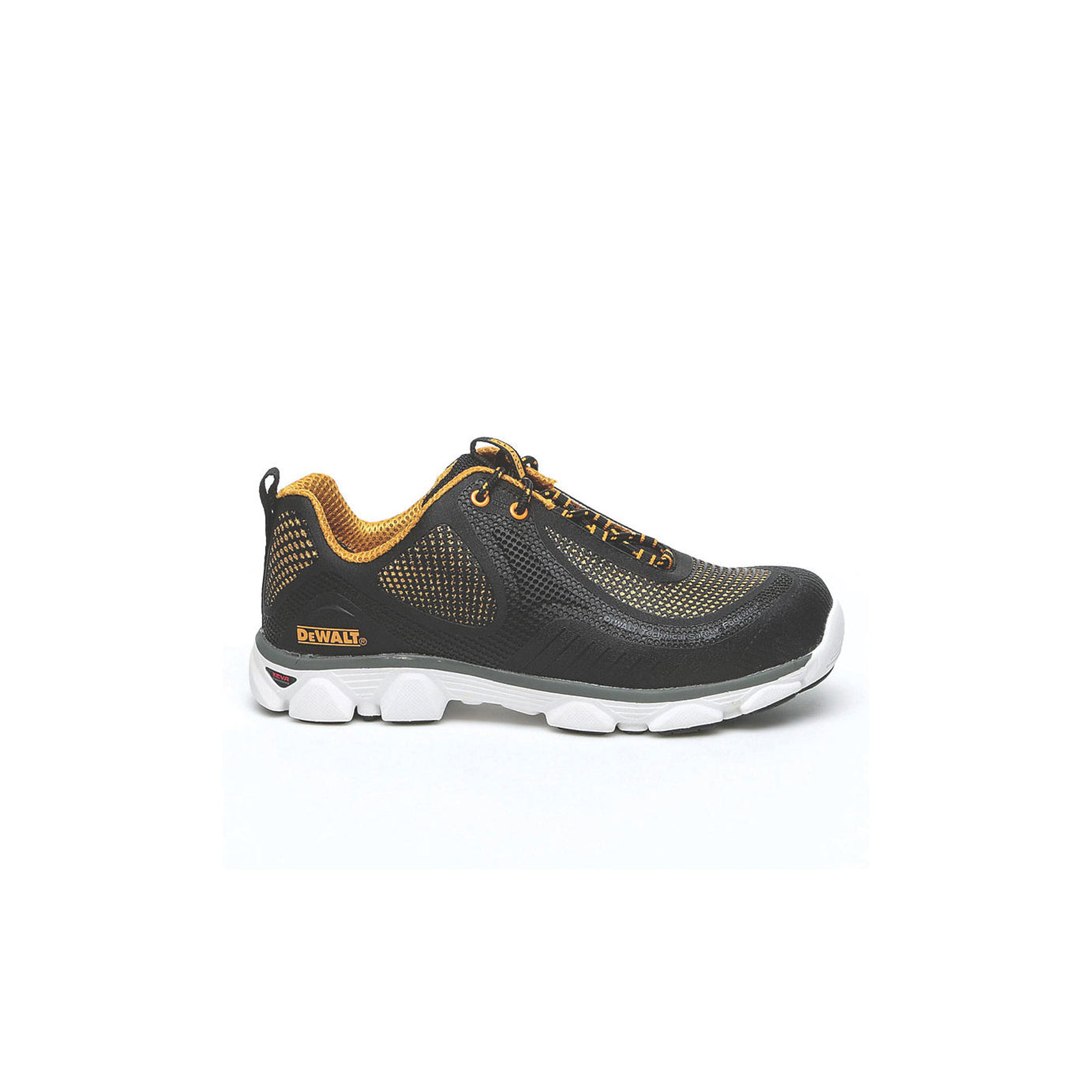 DeWalt Safety Trainers Mens Wide Fit Black Orange Lightweight Steel Toe Size 11 - Image 4